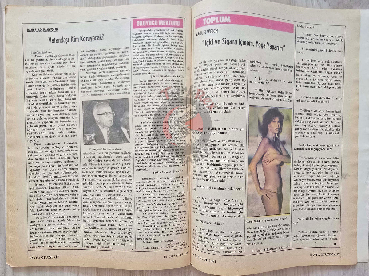 Yankı 1981 Is Gaddafi a Threat to Turkey? Turkish Magazine Muammar Sheikh Jaber Al-Ahmad Al-Sabah Kuwait