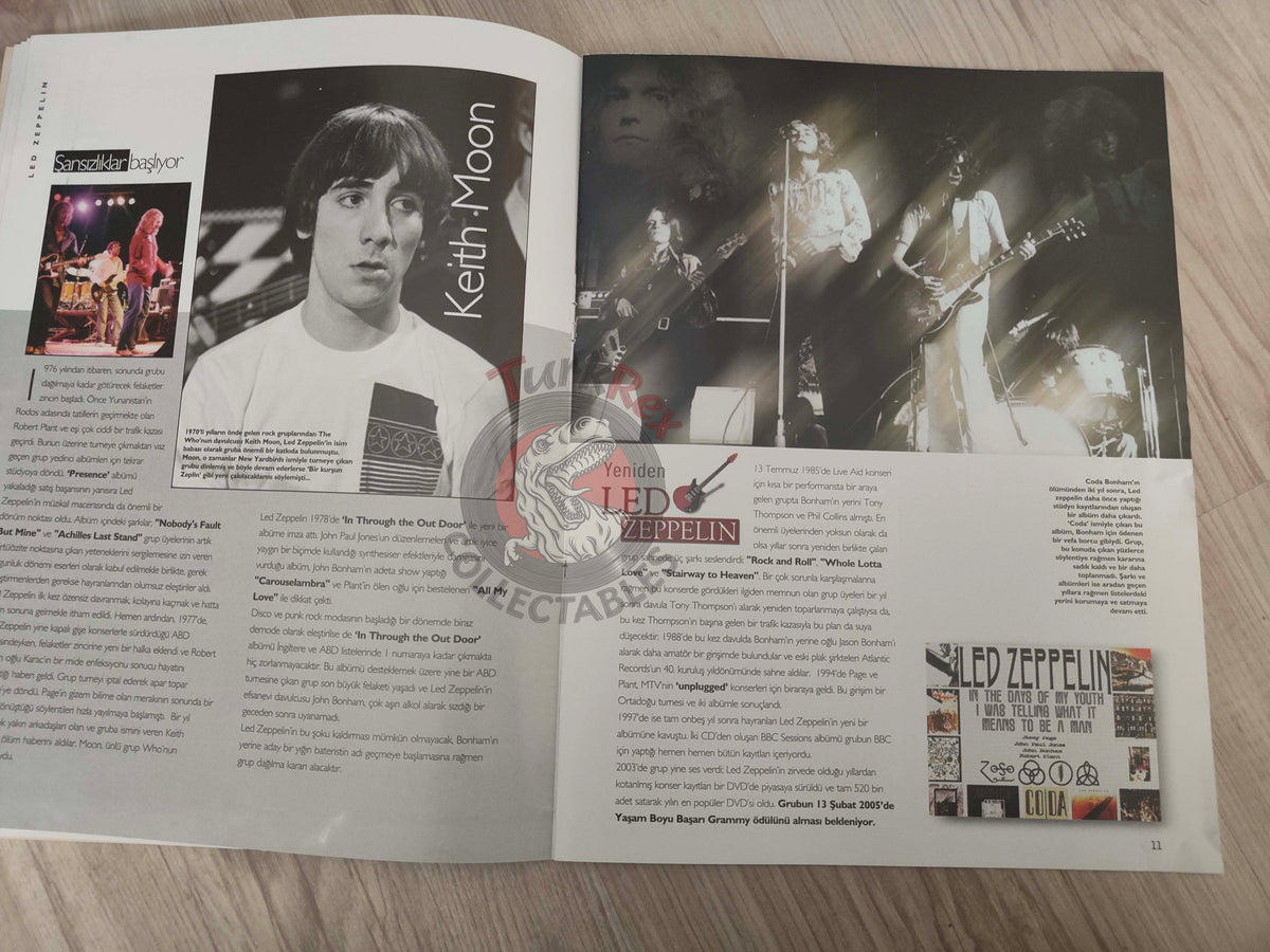 DVD Classics 2004 Led Zeppelin Bio Special Issue Turkish Mag Turkey