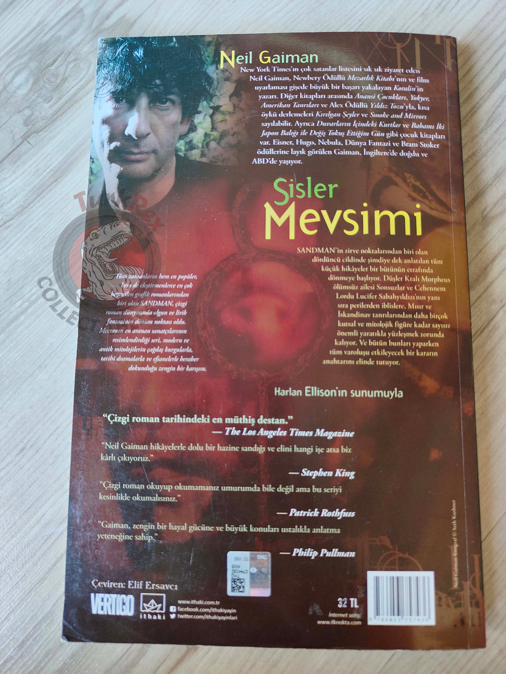 The Sandman Vol #4: Season of Mists Turkish Comic Turkey