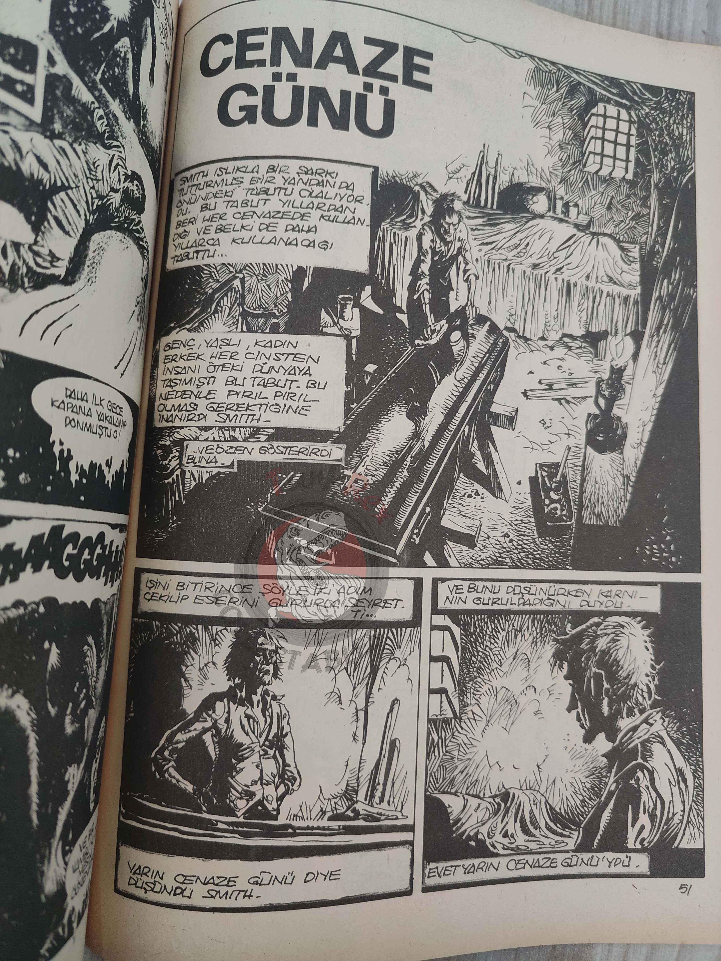 Korku July 1977 Turkish Comic Turkey Eerie #63 Warren Creepy Vampirella