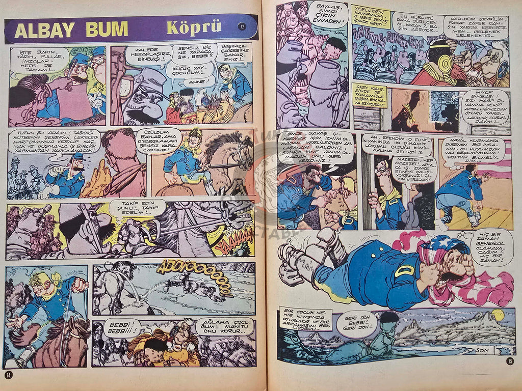 Milliyet Çocuk #20 1973 Turkish Comic Mag Turkey Tintin Jim Lacy Il Colonnello Caster’Bum Abraham Lincoln
