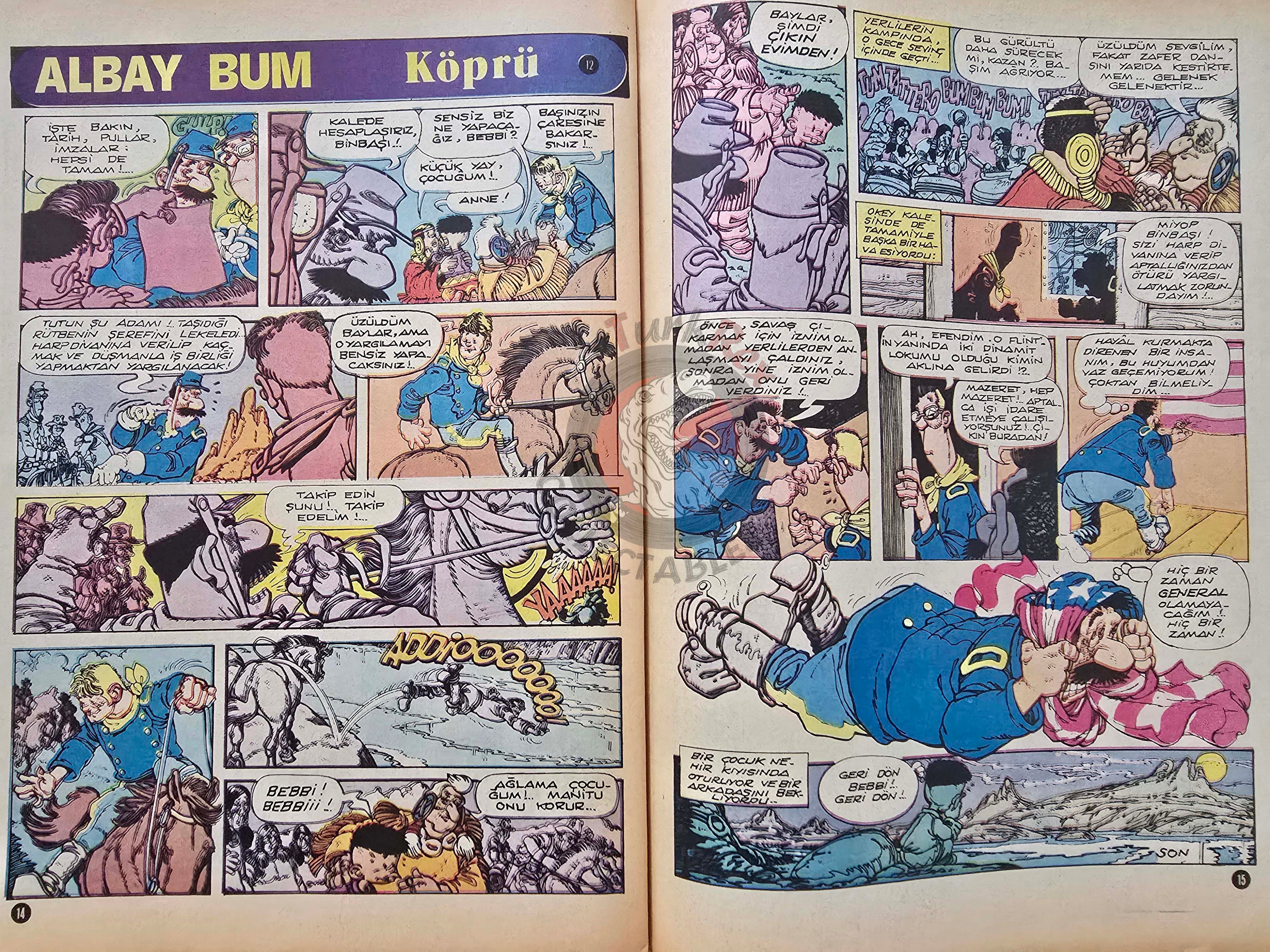Milliyet Çocuk #20 1973 Turkish Comic Mag Turkey Tintin Jim Lacy Il Colonnello Caster’Bum Abraham Lincoln