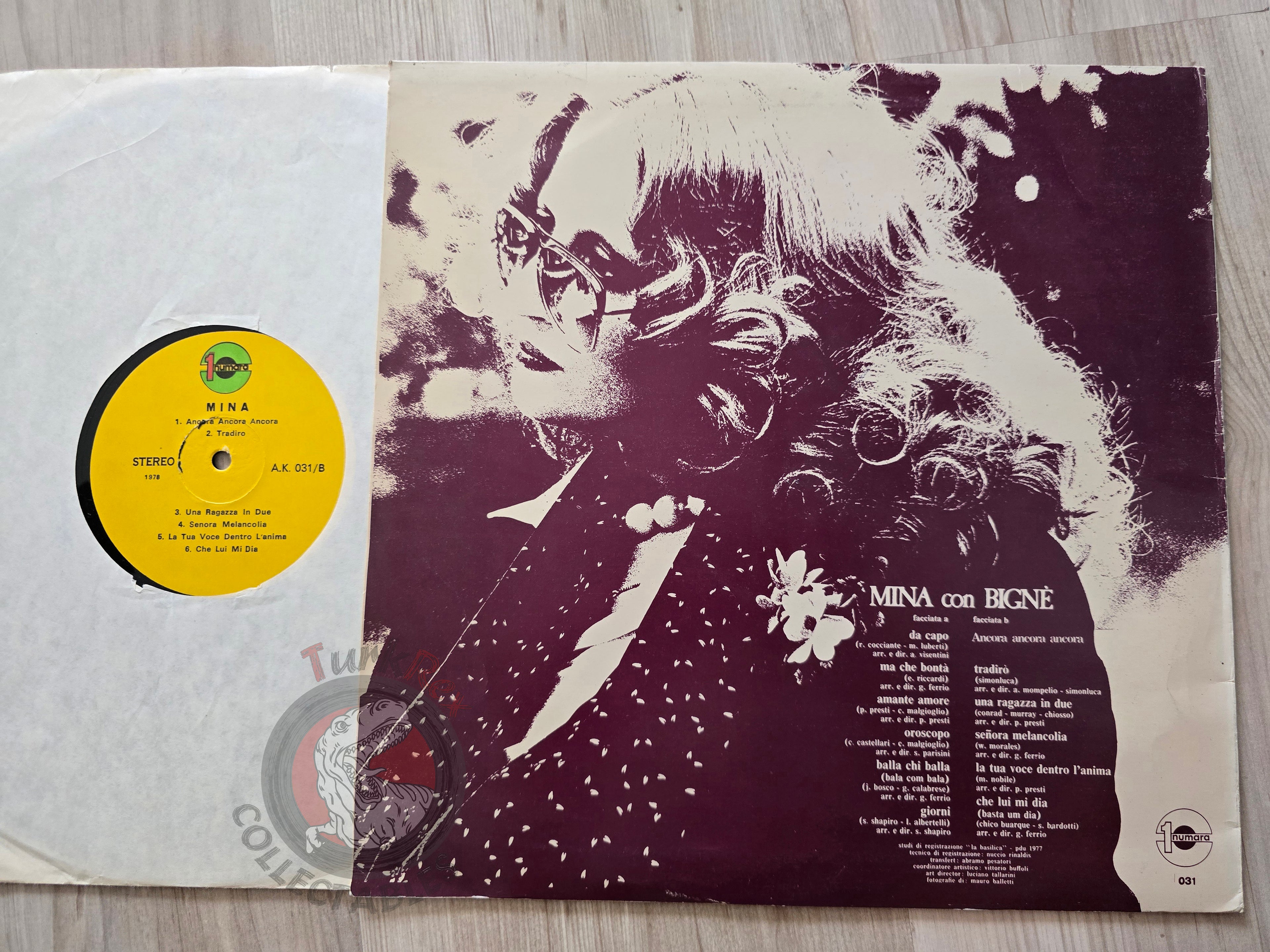 Mina – Mina Con Bignè Turkish Pressing Vinyl Turkey Edition