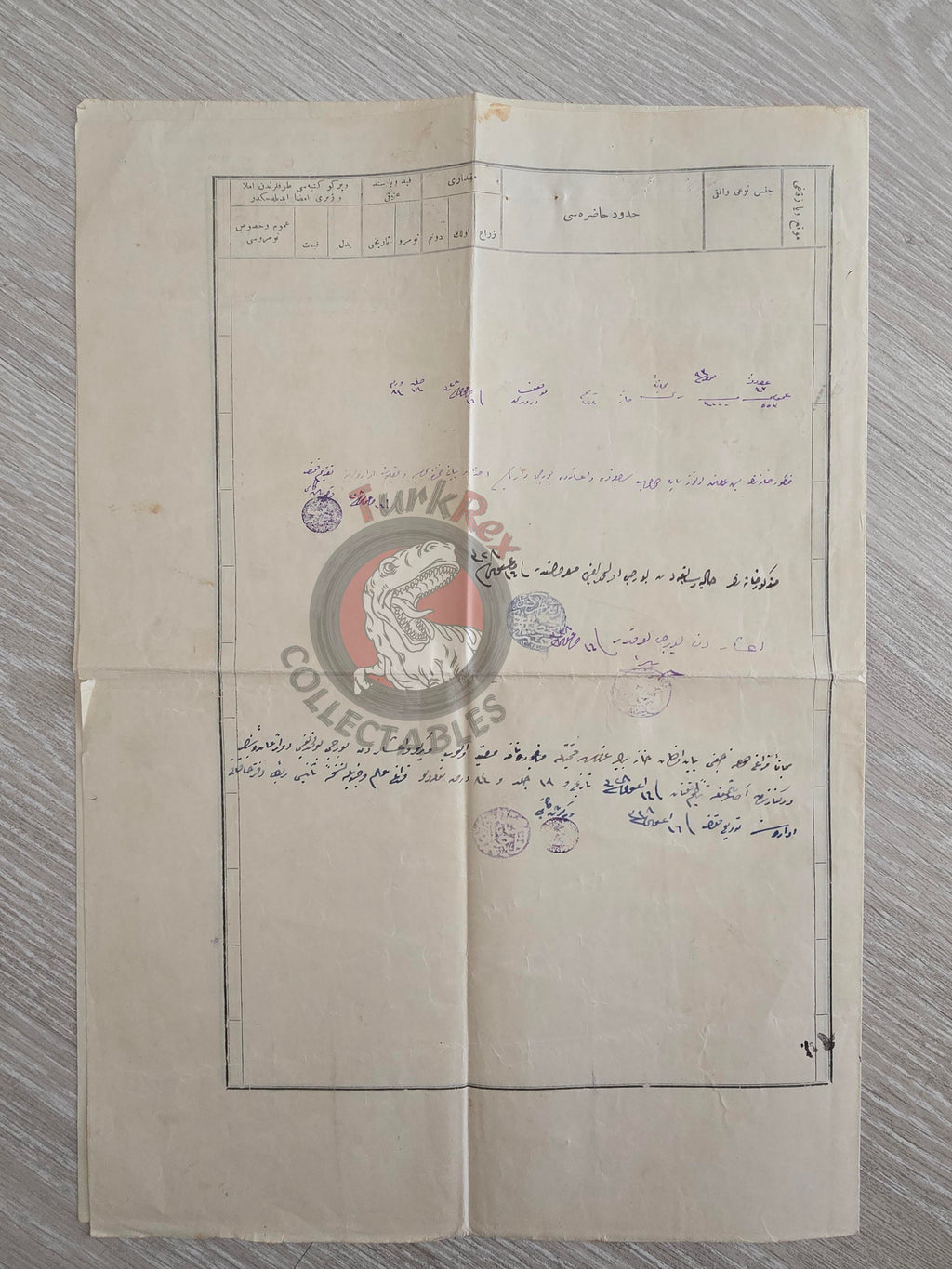 Ottoman 1912 Land Deed Home and Plot in Isparta Ağros Title Muslim Citizens Atabey