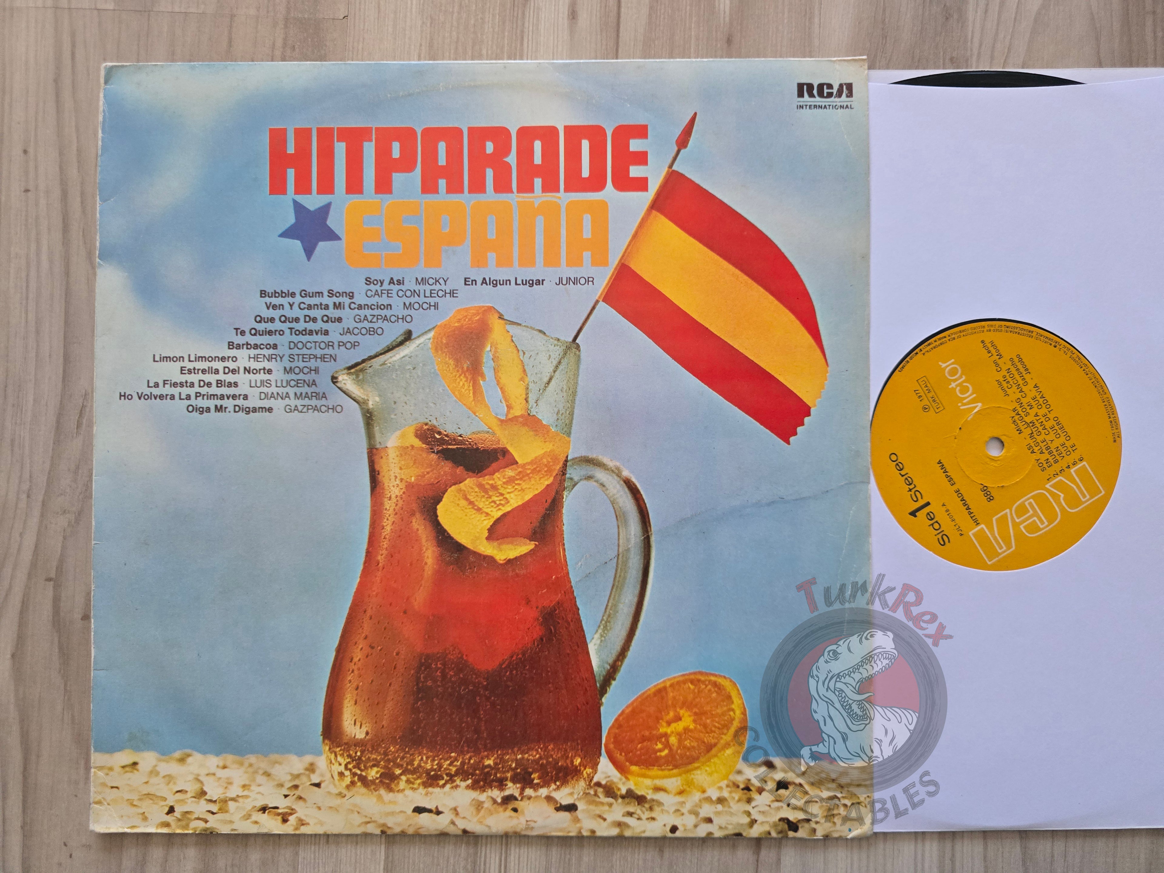 Various – Hitparade Espana Turkish Pressing Vinyl Turkey Edition
