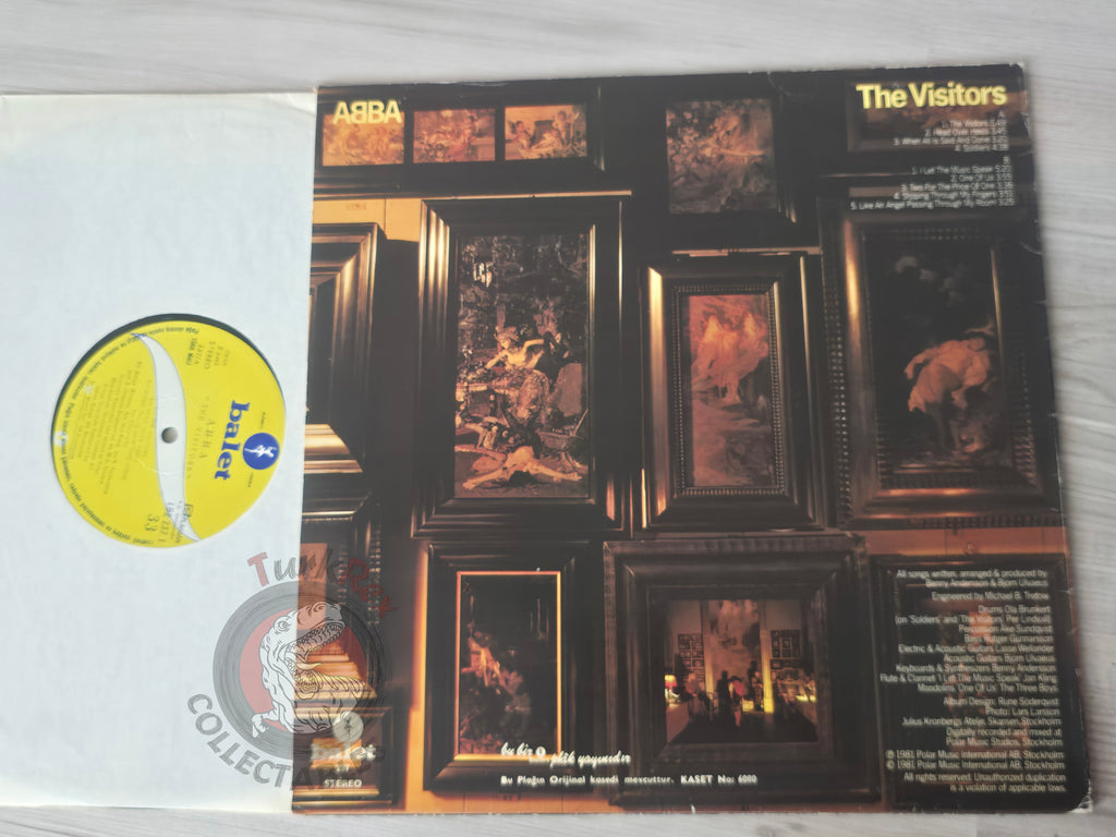 ABBA – The Visitors Turkish Pressing Vinyl Turkey Edition