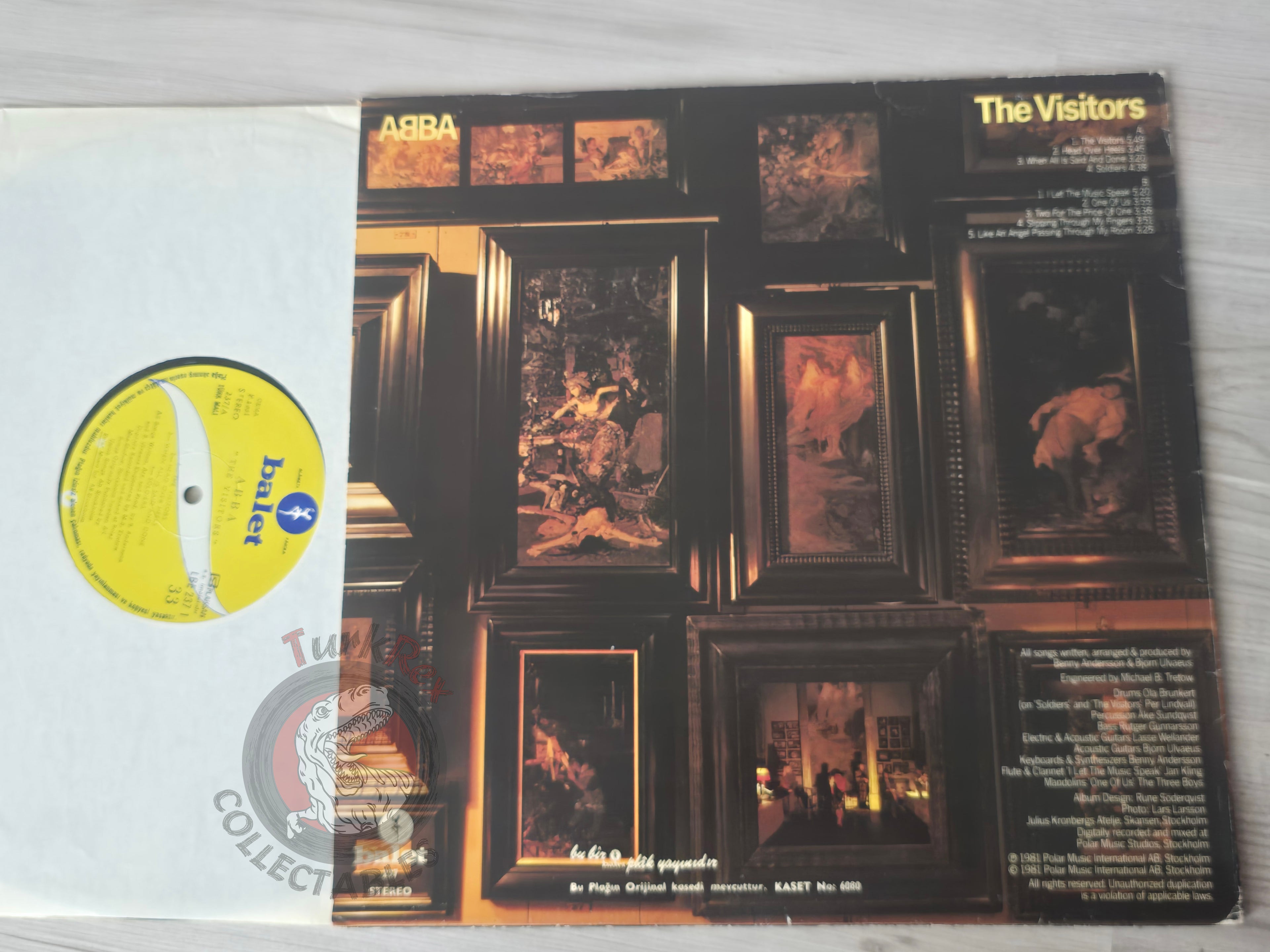 ABBA – The Visitors Turkish Pressing Vinyl Turkey Edition