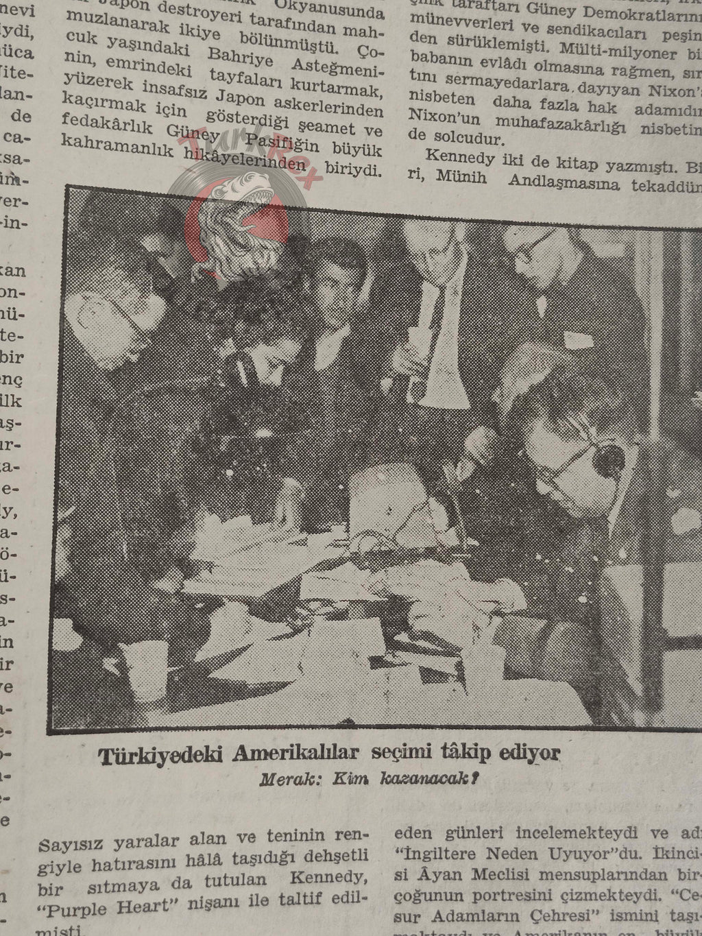 Akis 1960 John F. Kennedy Turkish Magazine Turkey United States Election