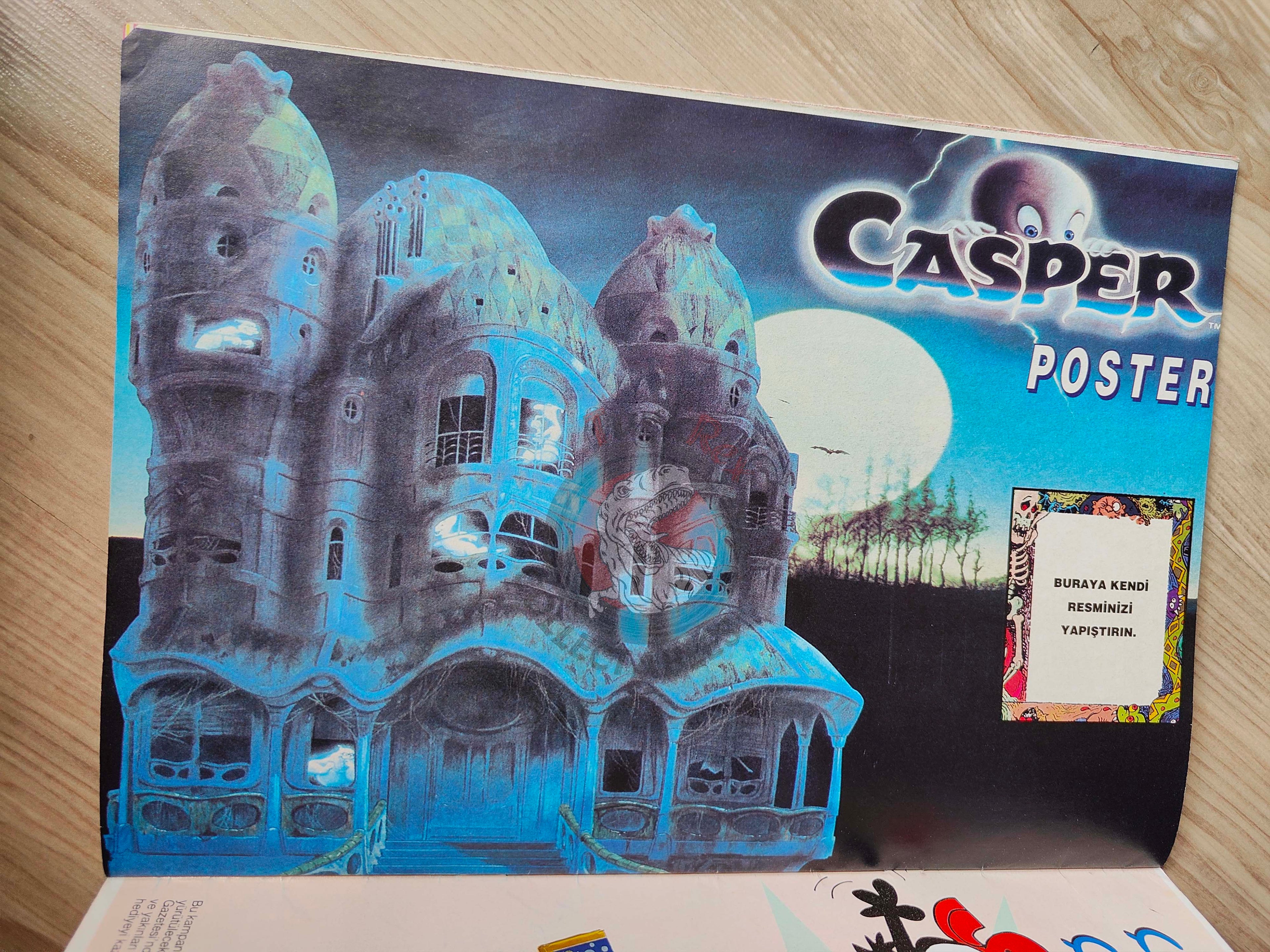 Casper the Friendly Ghost Magazine – Issue #22 1997 Turkish Comic Turkey