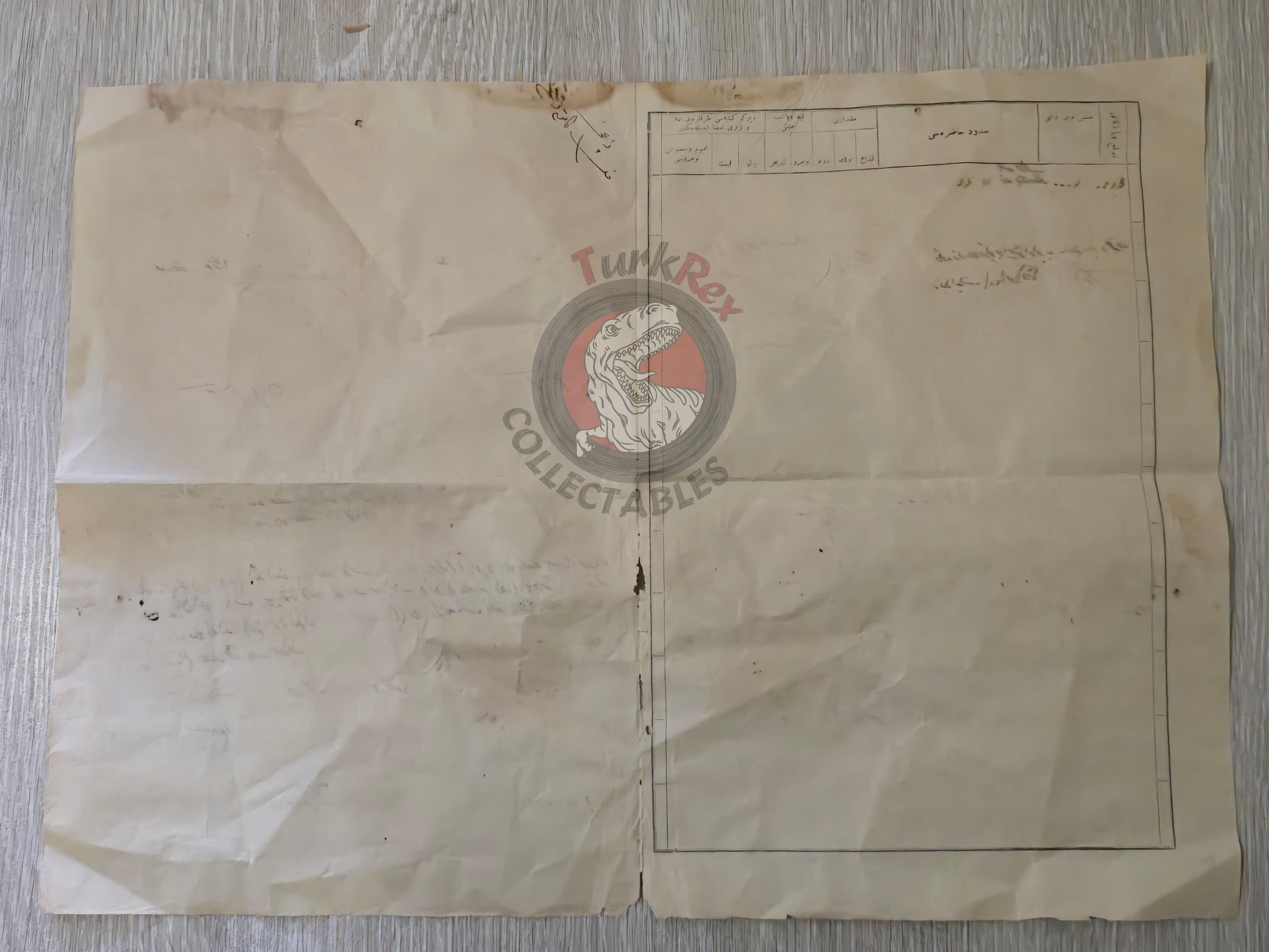 Ottoman 1911 Land Deed Field in Manisa Kırkağaç Armenian Quarter Title Deed Armenia