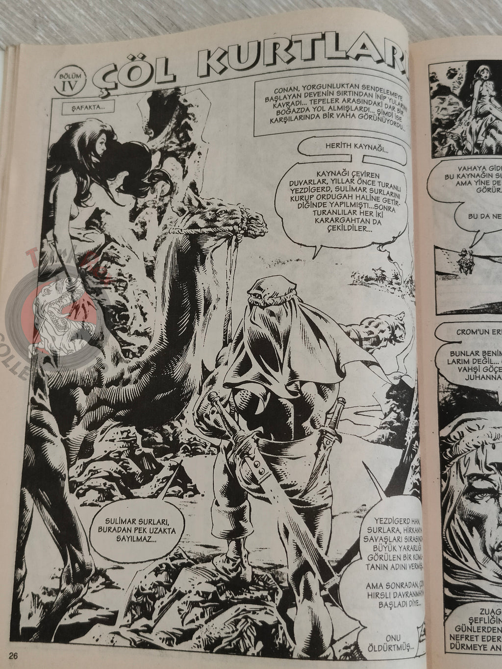 Conan #22 The Savage Sword of Conan #37 #38 Turkish Comic Turkey