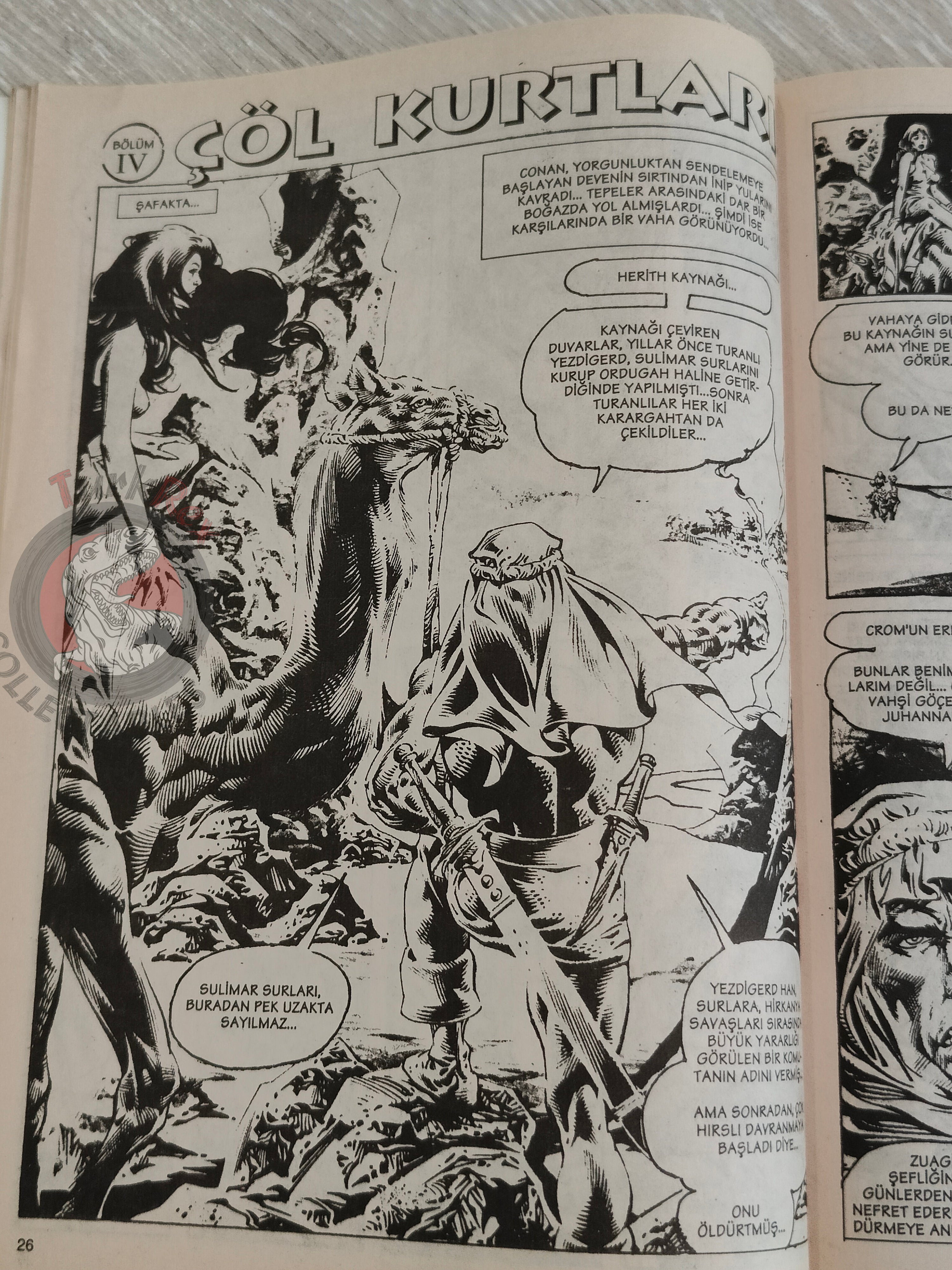 Conan #22 The Savage Sword of Conan #37 #38 Turkish Comic Turkey