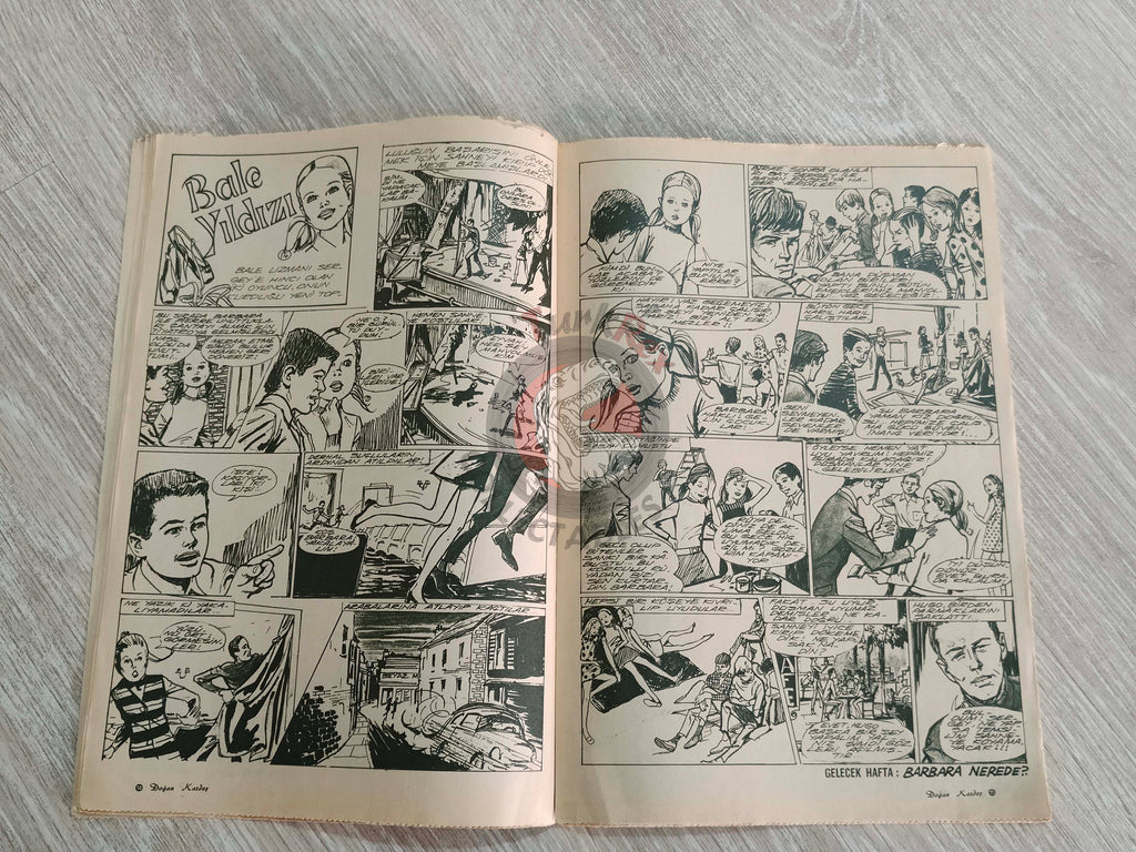 Doğan Kardeş 1971 Magazine #30 Turkish Comic Turkey William Tell Alice In Wonderland Flintstones
