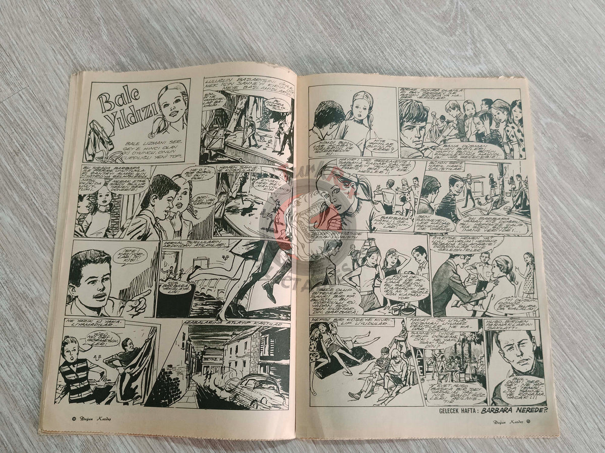 Doğan Kardeş 1971 Magazine #30 Turkish Comic Turkey William Tell Alice In Wonderland Flintstones