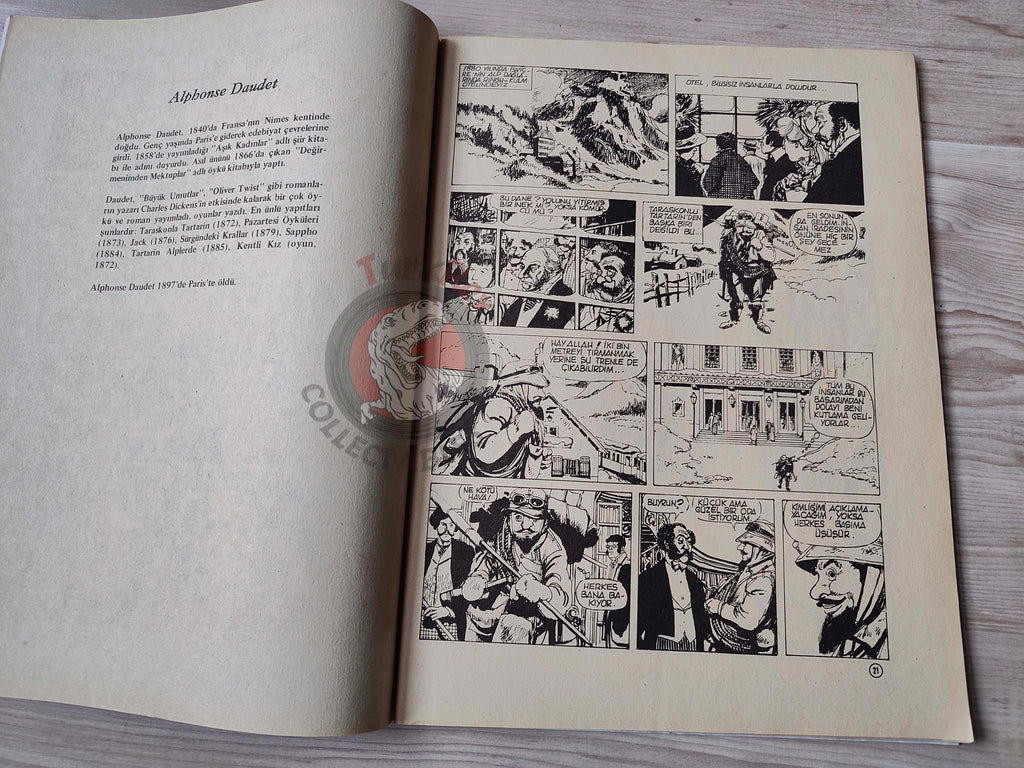 Milliyet Çocuk #34 1979 Turkish Comic Turkey Joyas Literarias Juveniles #125 Alphonse Daudet