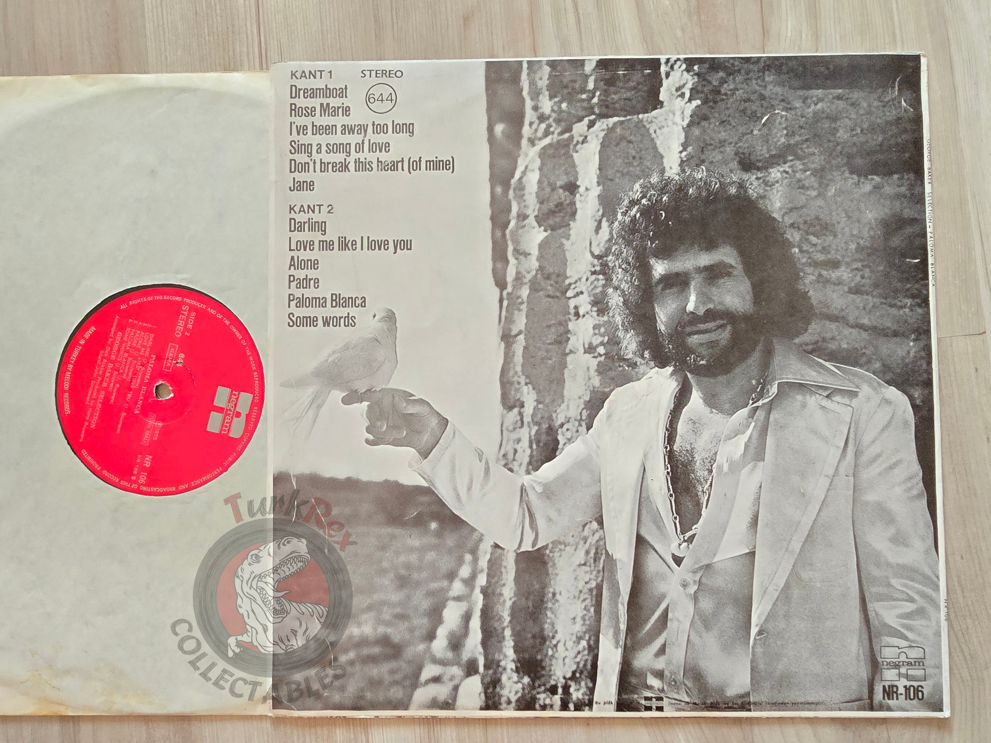 George Baker Selection – Paloma Blanca Turkish Pressing Vinyl Turkey Edition