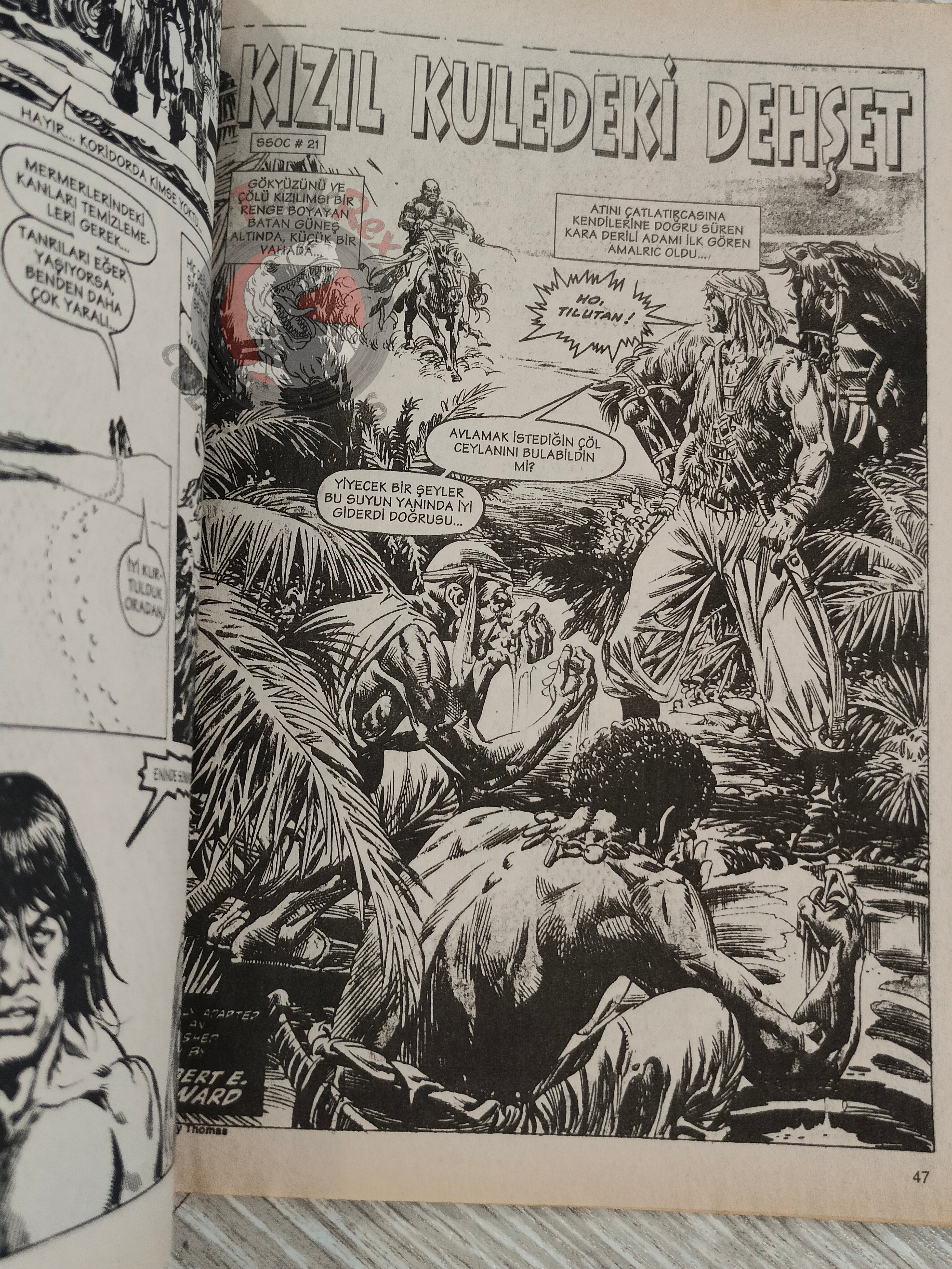 Conan #12 The Savage Sword of Conan #20 #21 Turkish Comic Turkey