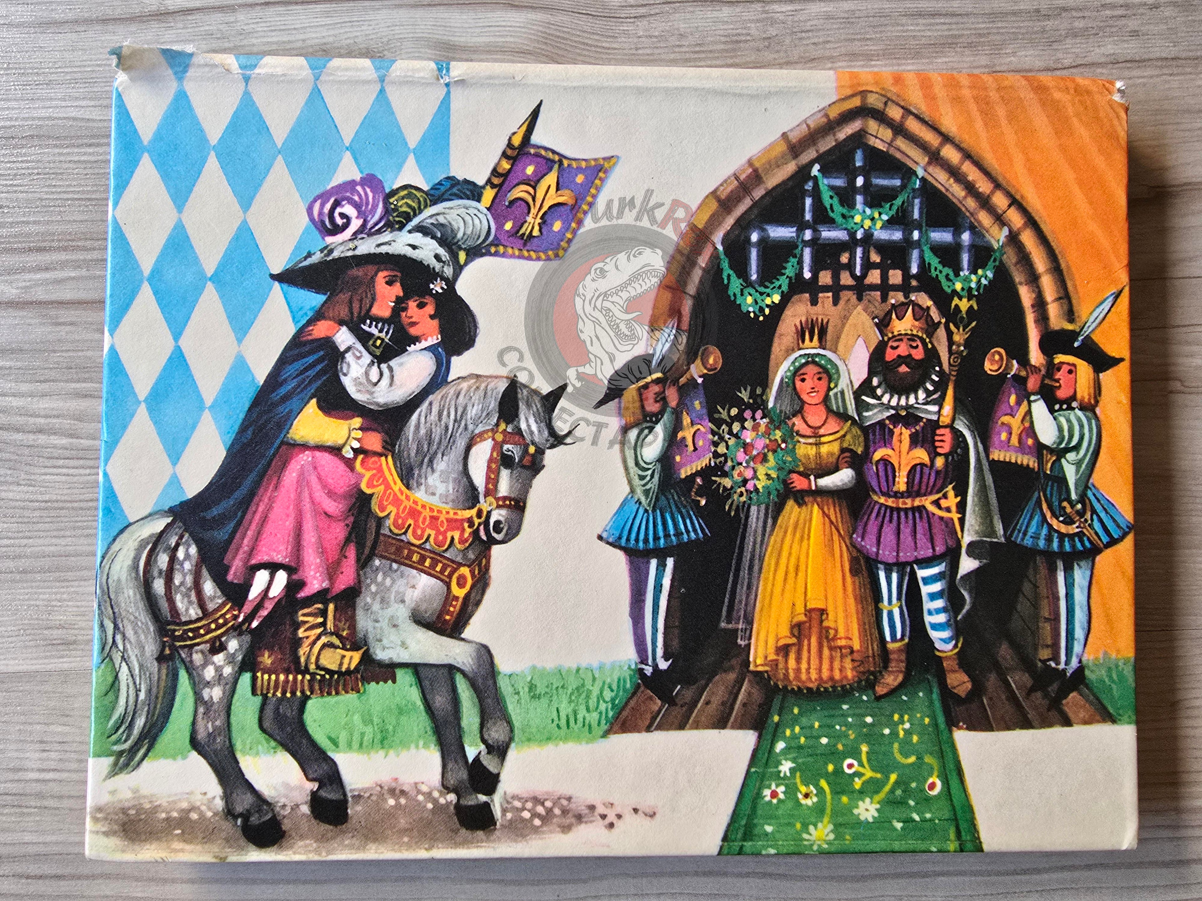 Grimm Brothers – Snow White and the Seven Dwarfs 1980s Turkish Book Turkey Illustrated Pop-Up