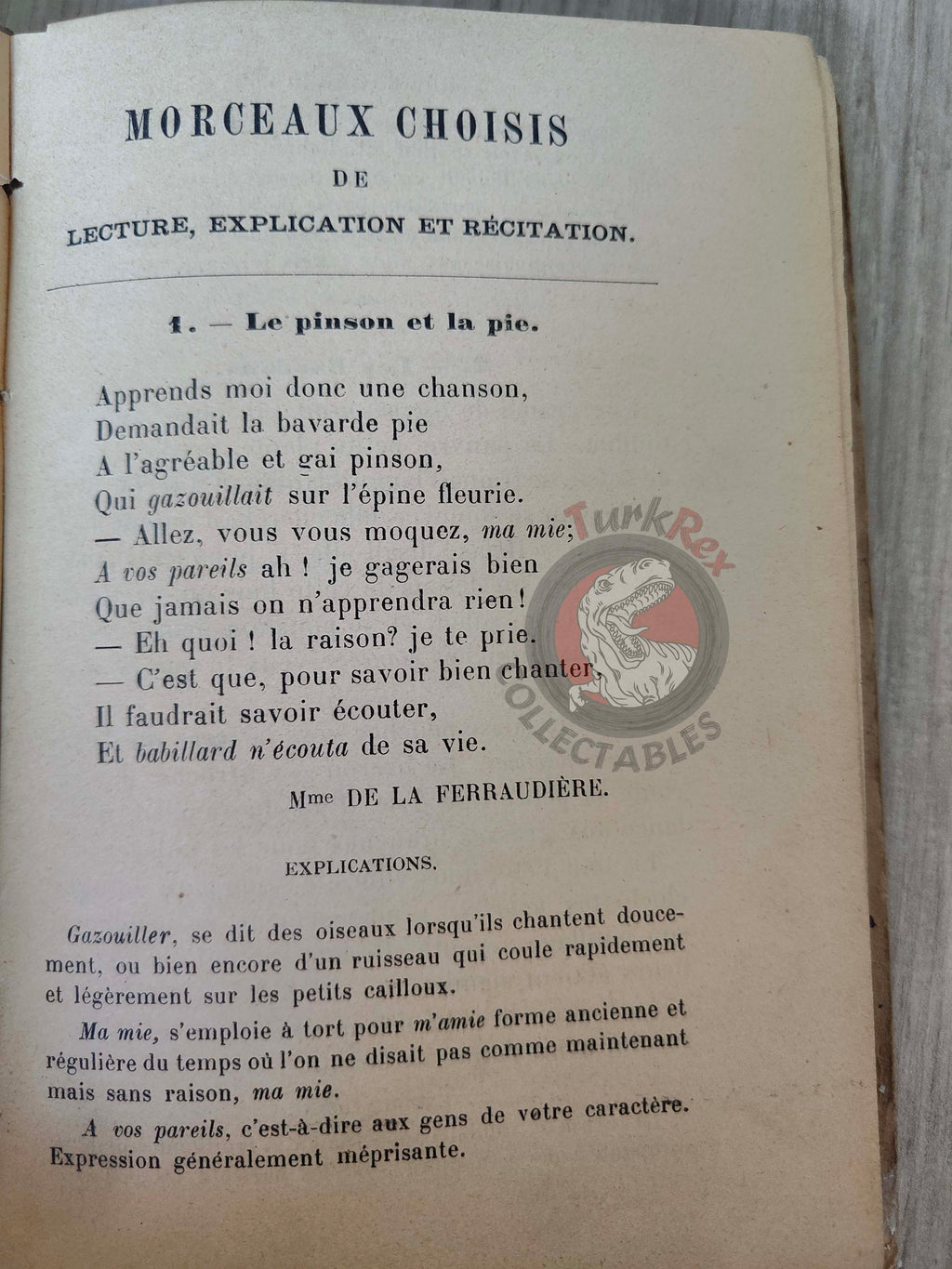 French Education Book Used in Ottoman Empire 1894 Germain Lescane Galatasaray