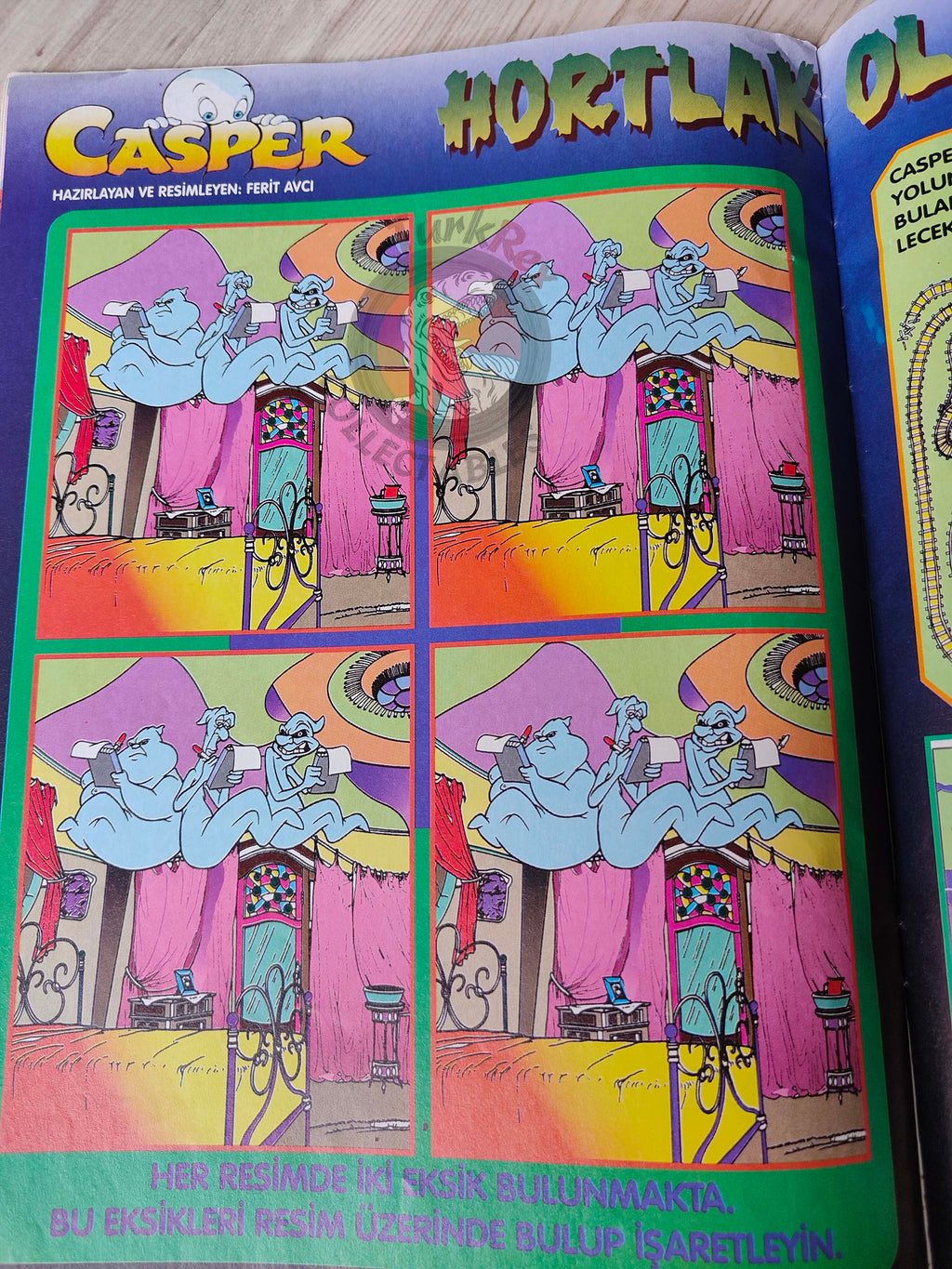 Casper the Friendly Ghost Magazine – Issue #19 1997 Turkish Comic Turkey
