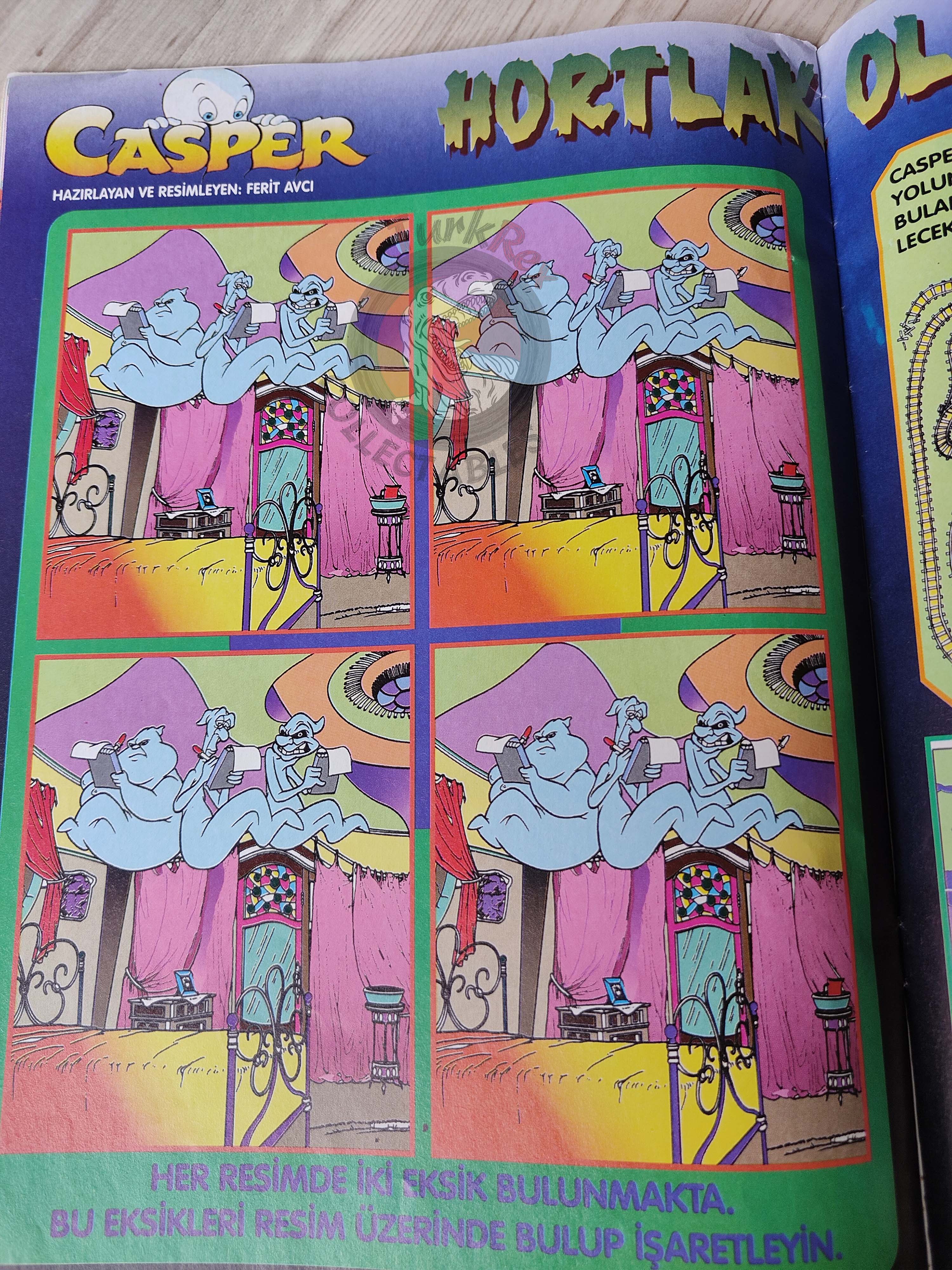Casper the Friendly Ghost Magazine – Issue #19 1997 Turkish Comic Turkey