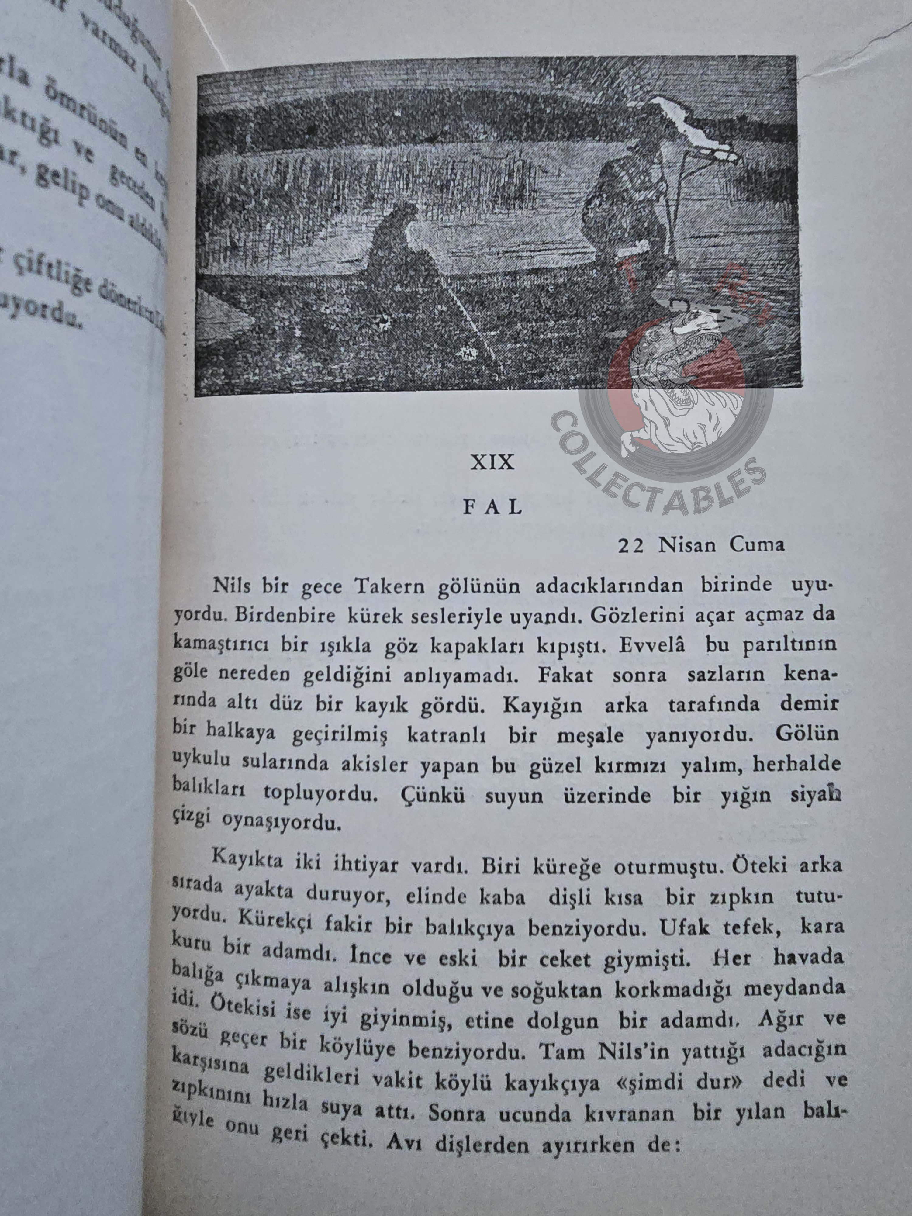 Selma Lagerlöf – The Wonderful Adventures Of Nils 1951 1st Illustrated Turkish Book Turkey