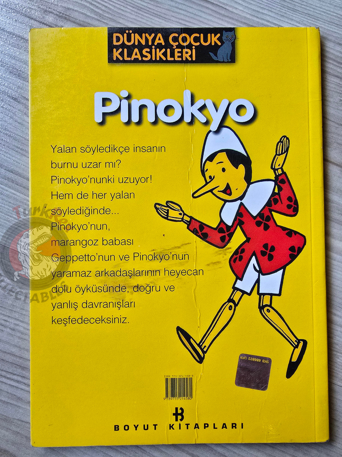 Carlo Collodi – Pinocchio 2001 Turkish Book Turkey Illustrated