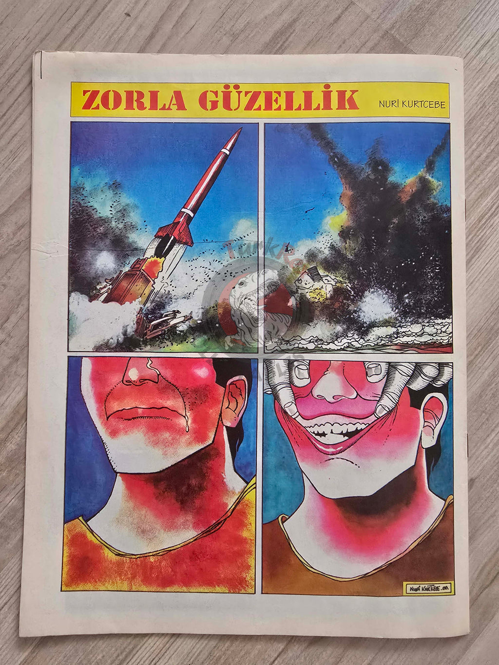 Eroskop #12 1993 Turkish Comic Turkey Erotic Mag Fuckerminator Terminator