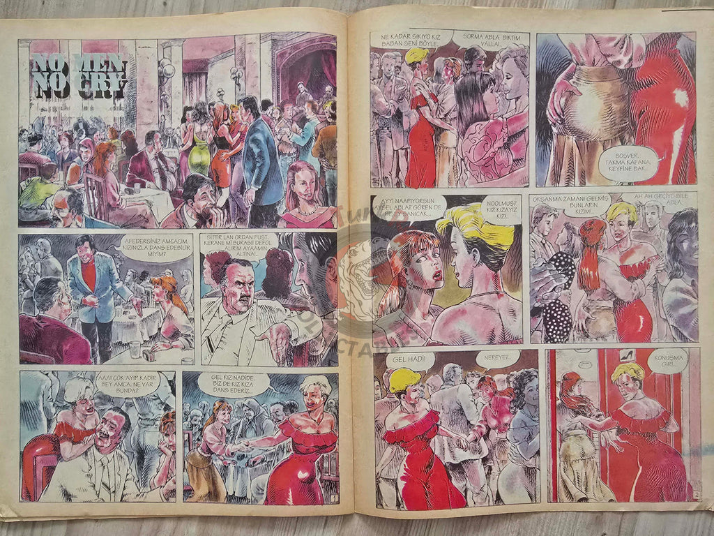 Eroskop #4 1993 Turkish Comic Turkey Erotic Mag La Contessa Rossa Georges Pichard