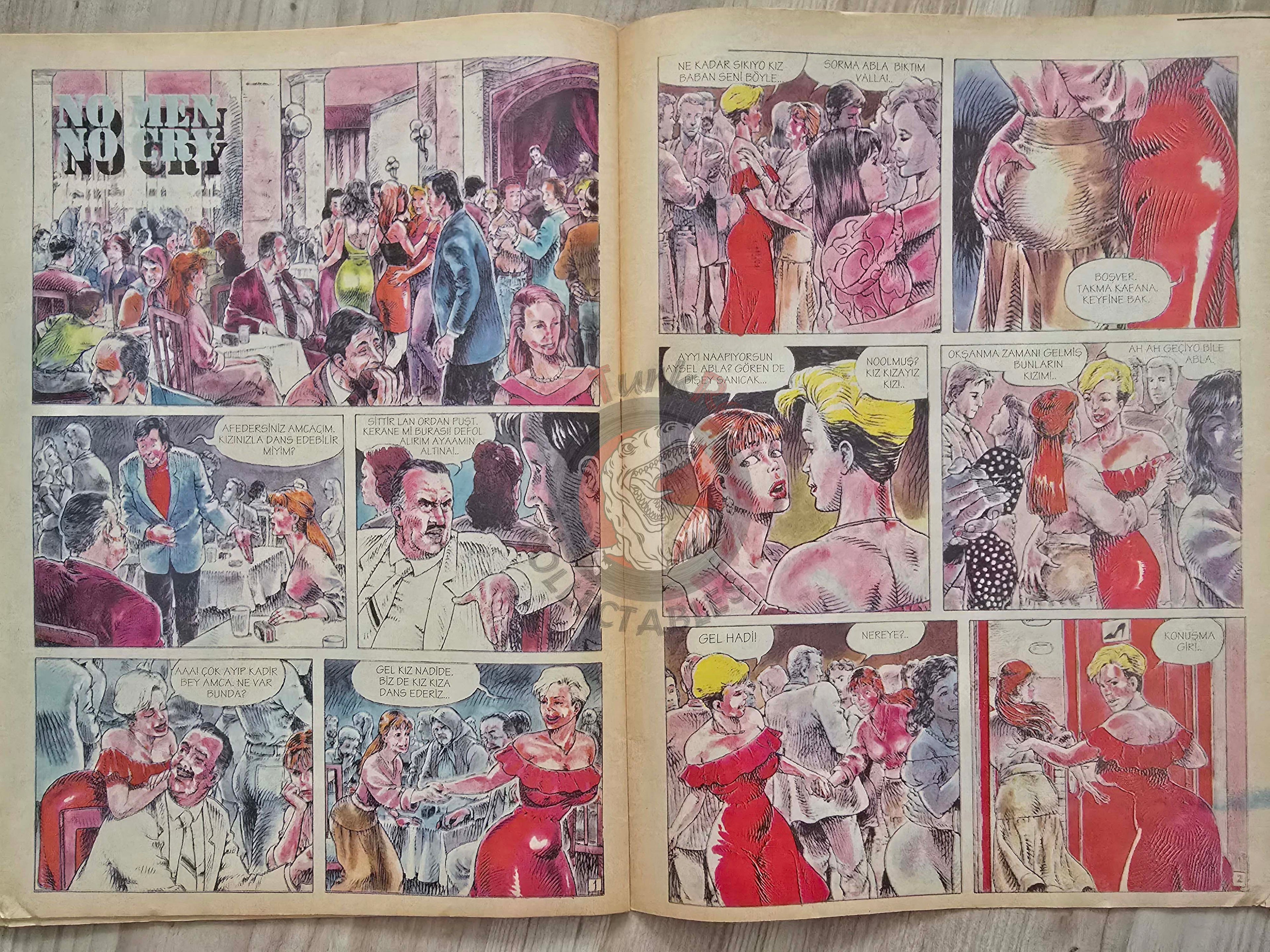 Eroskop #4 1993 Turkish Comic Turkey Erotic Mag La Contessa Rossa Georges Pichard
