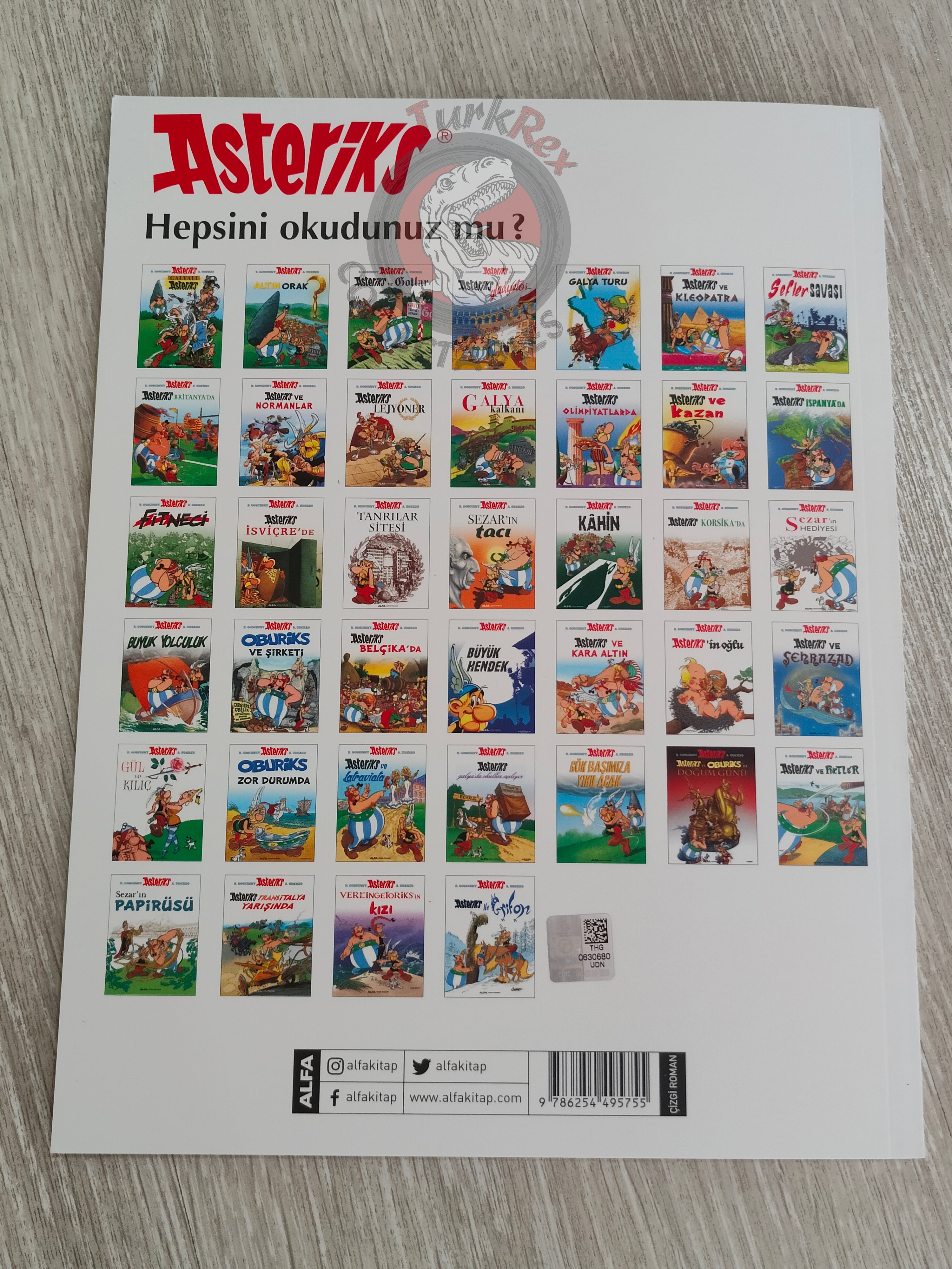 Asterix – Asterix and the Chieftain’s Daughter 2022 Turkish Edition Comic Turkey