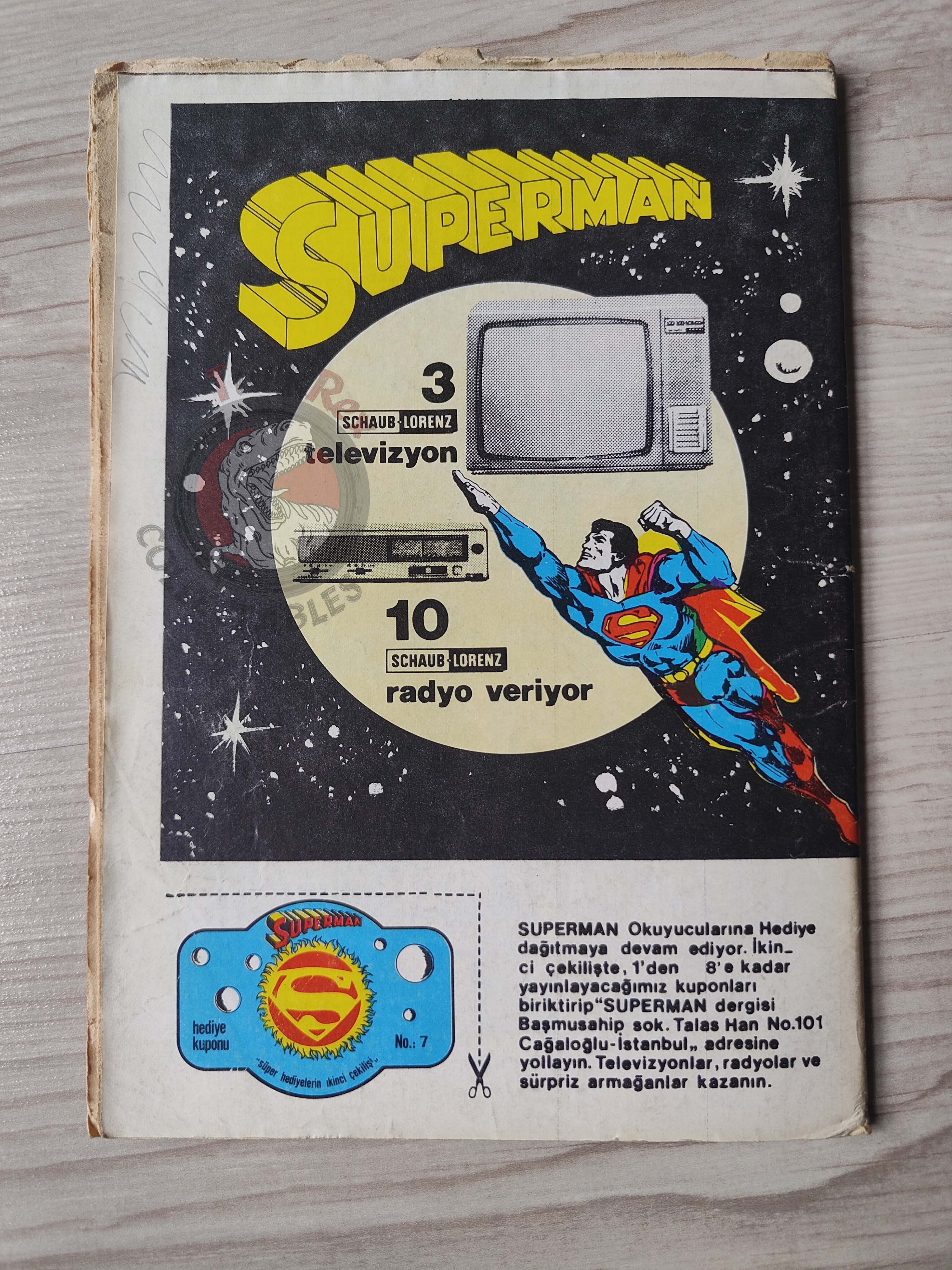 Superman #20 1980 Turkish Comic Turkey Action Comics  #402 #406 #432