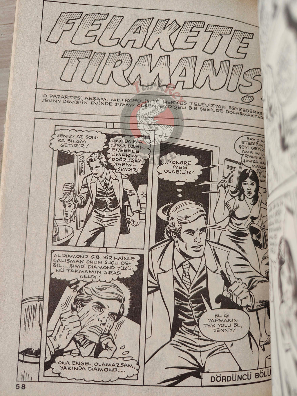 Superman #46 1986 Turkish Comic Turkey The Family #203 #204 #205 Action Comics #561