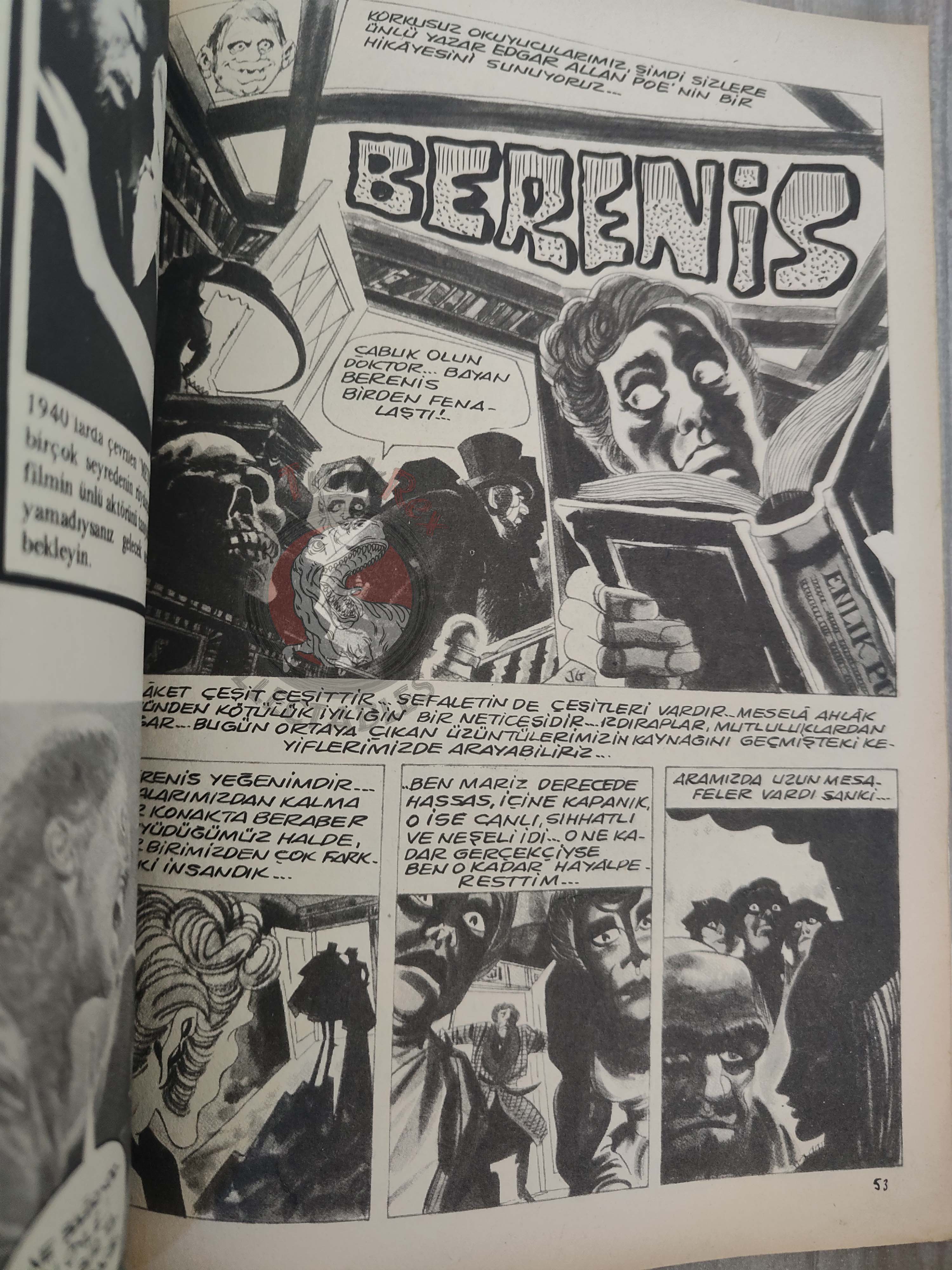 Korku February 1977 Turkish Comic Turkey Vampirella #44 Warren Creepy Eerie
