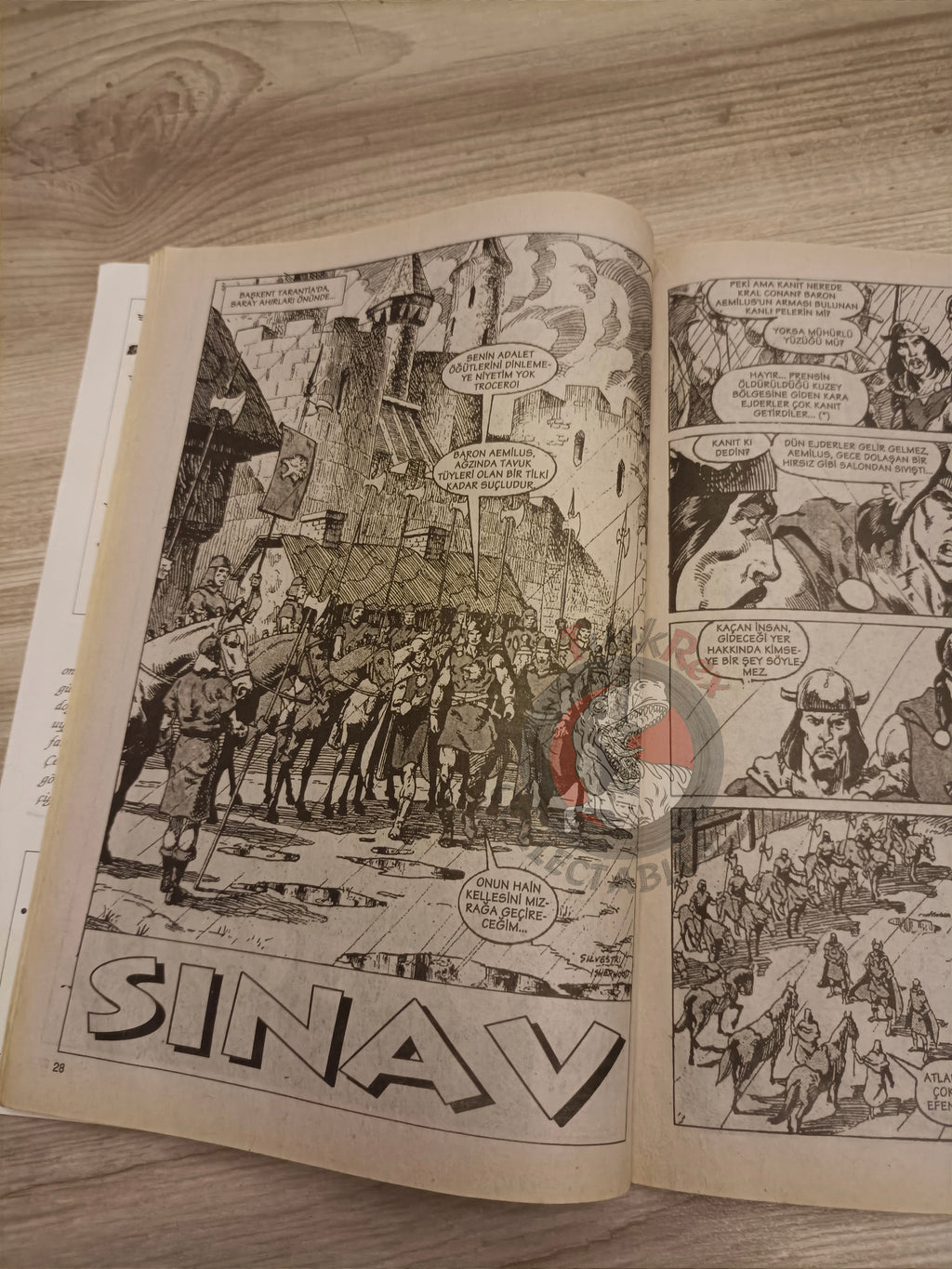 Kral Conan #32 King Conan #22 #23 Turkish Comic Turkey Prince Conn Ken Kelly