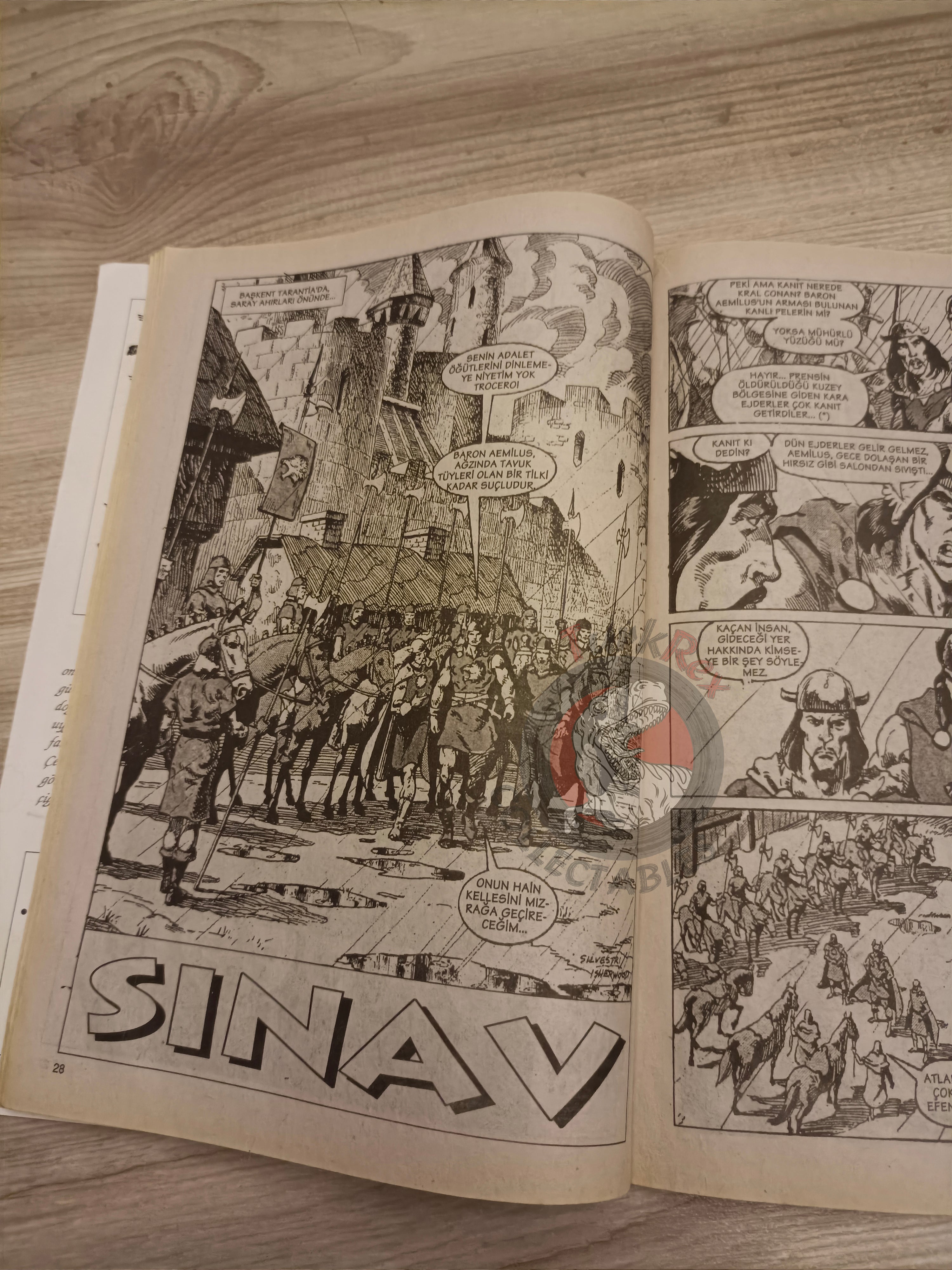 Kral Conan #32 King Conan #22 #23 Turkish Comic Turkey Prince Conn Ken Kelly
