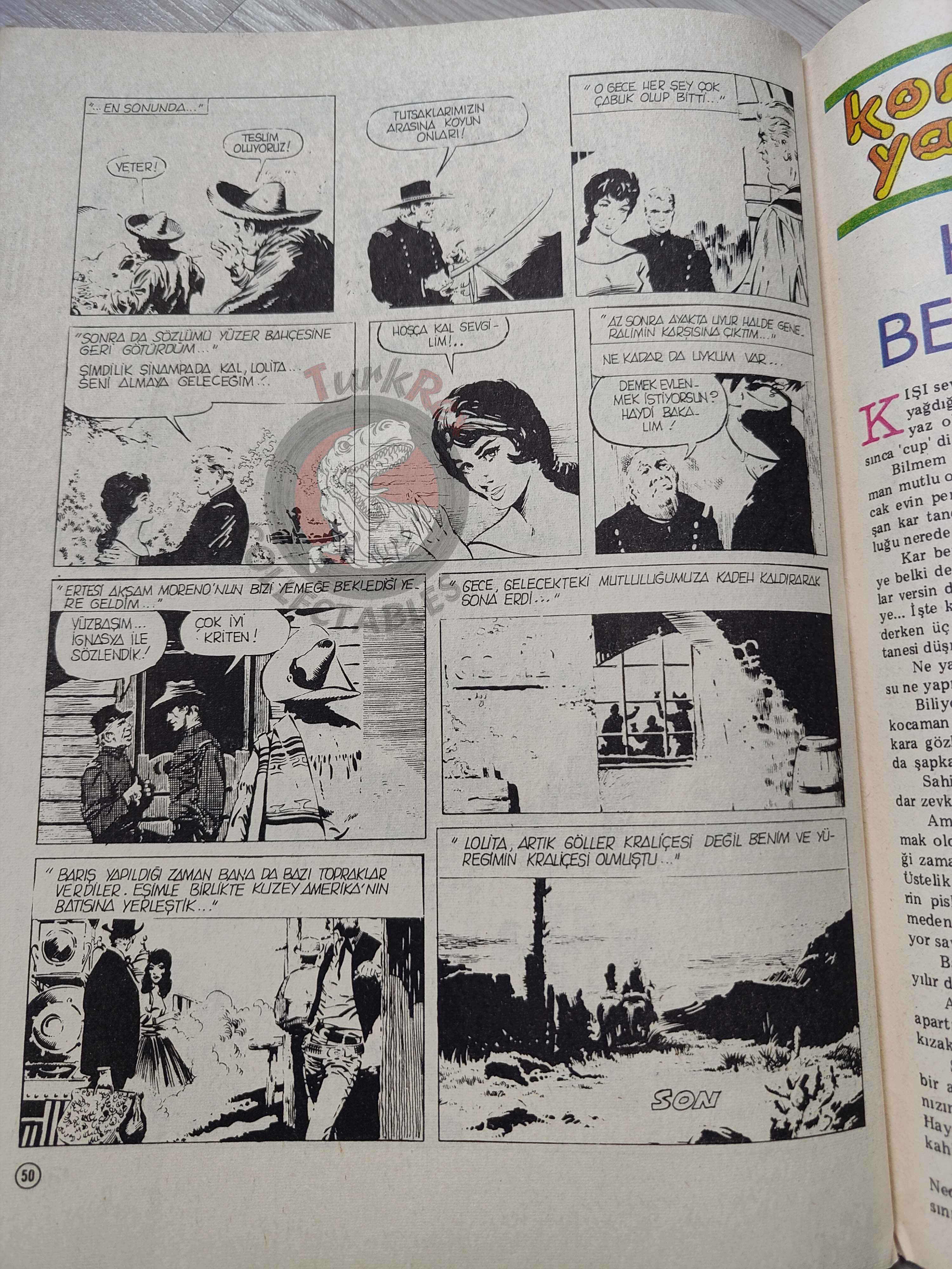 Milliyet Çocuk #10 1979 Turkish Comic Turkey Joyas Literarias Juveniles #61 Mayne Reid