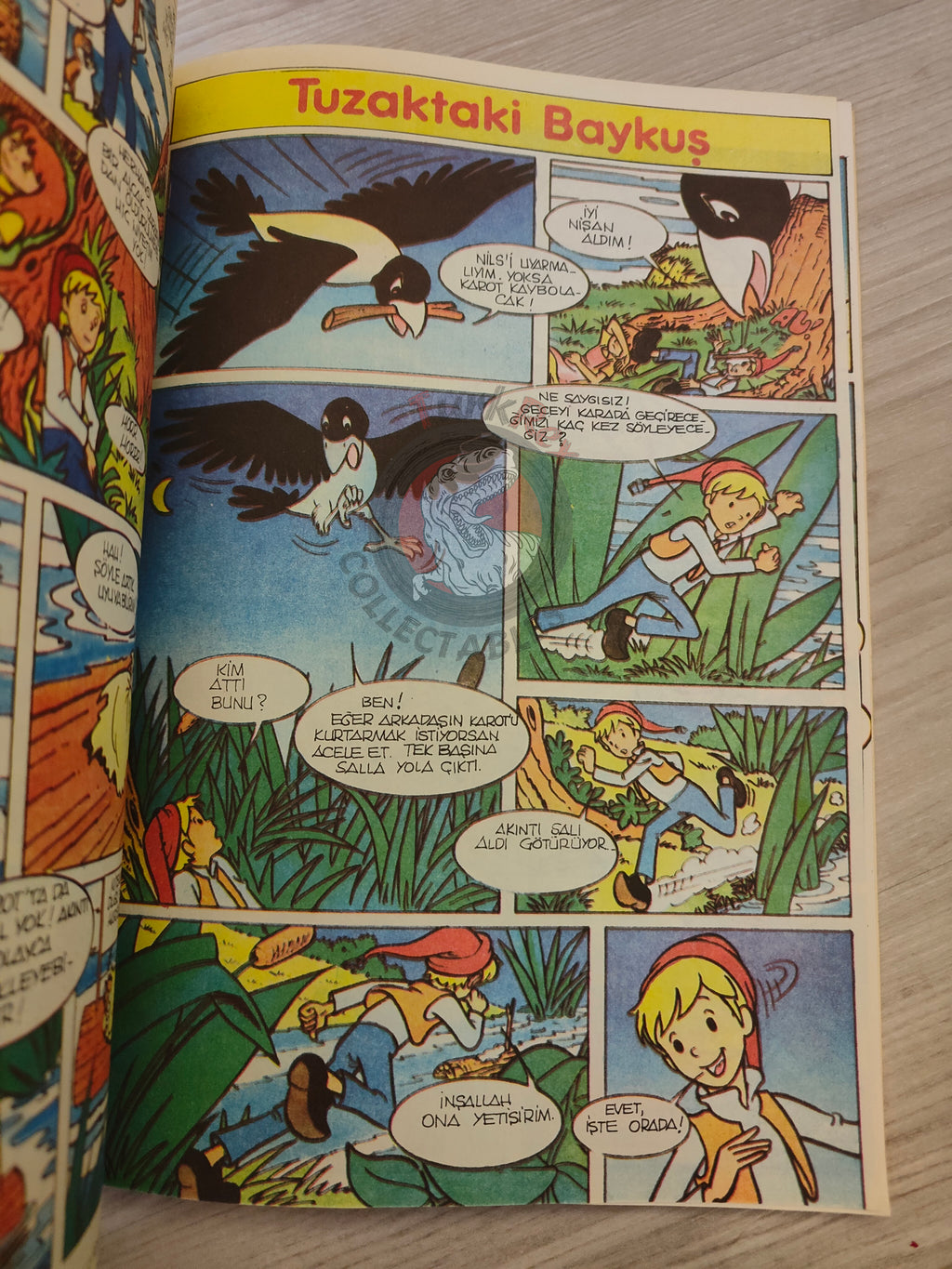 The Wonderful Adventures of Nils #5 1985 Turkish Comic Turkey Selma Lagerlöf