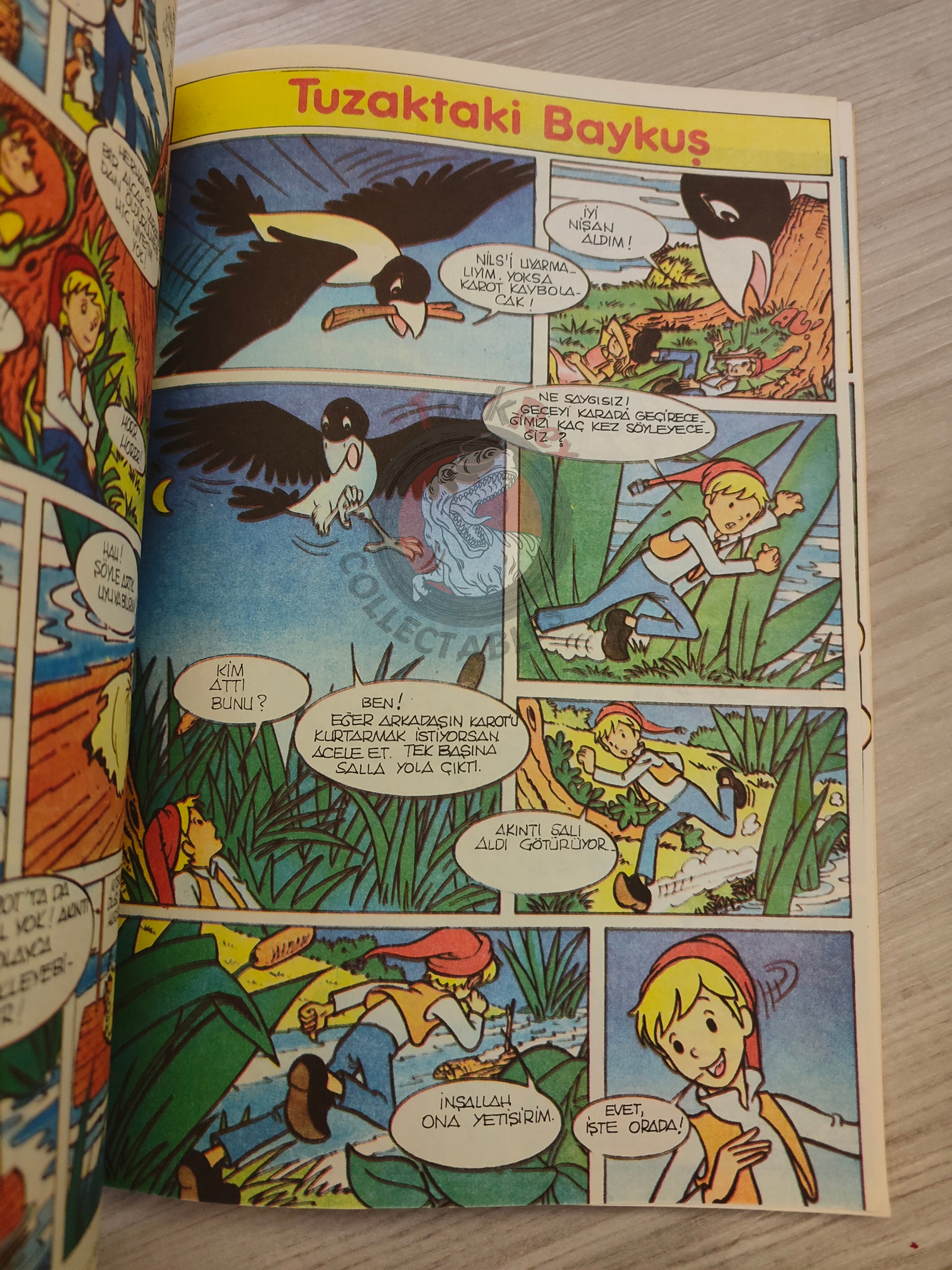 The Wonderful Adventures of Nils #5 1985 Turkish Comic Turkey Selma Lagerlöf