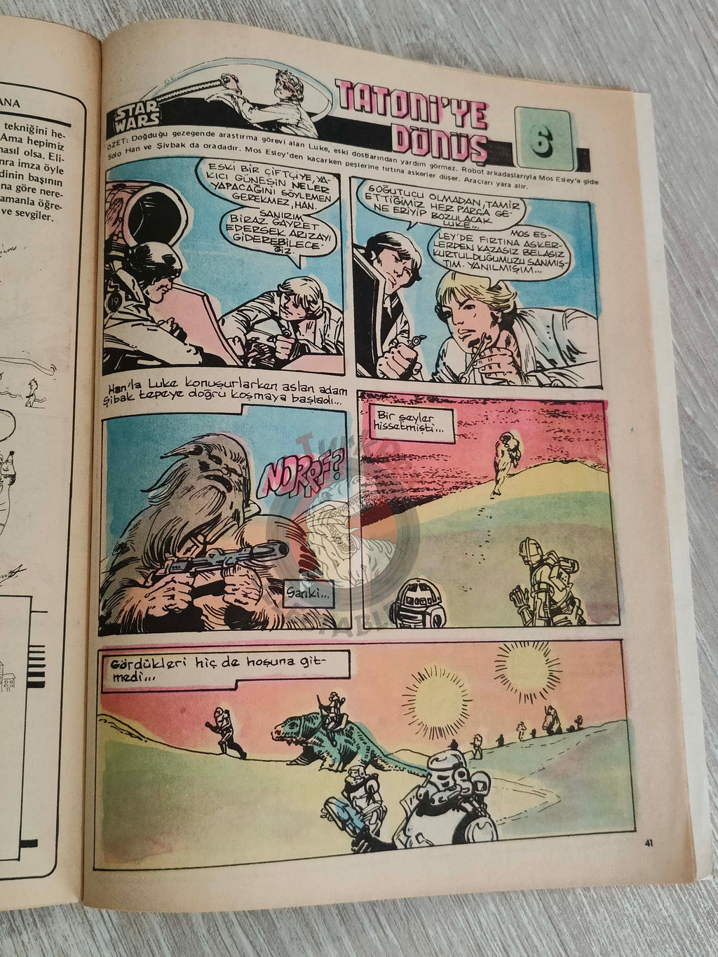 Tercüman Çocuk #3 1983 Turkish Comic Turkey Star Wars #31 Pink Panther Corentin