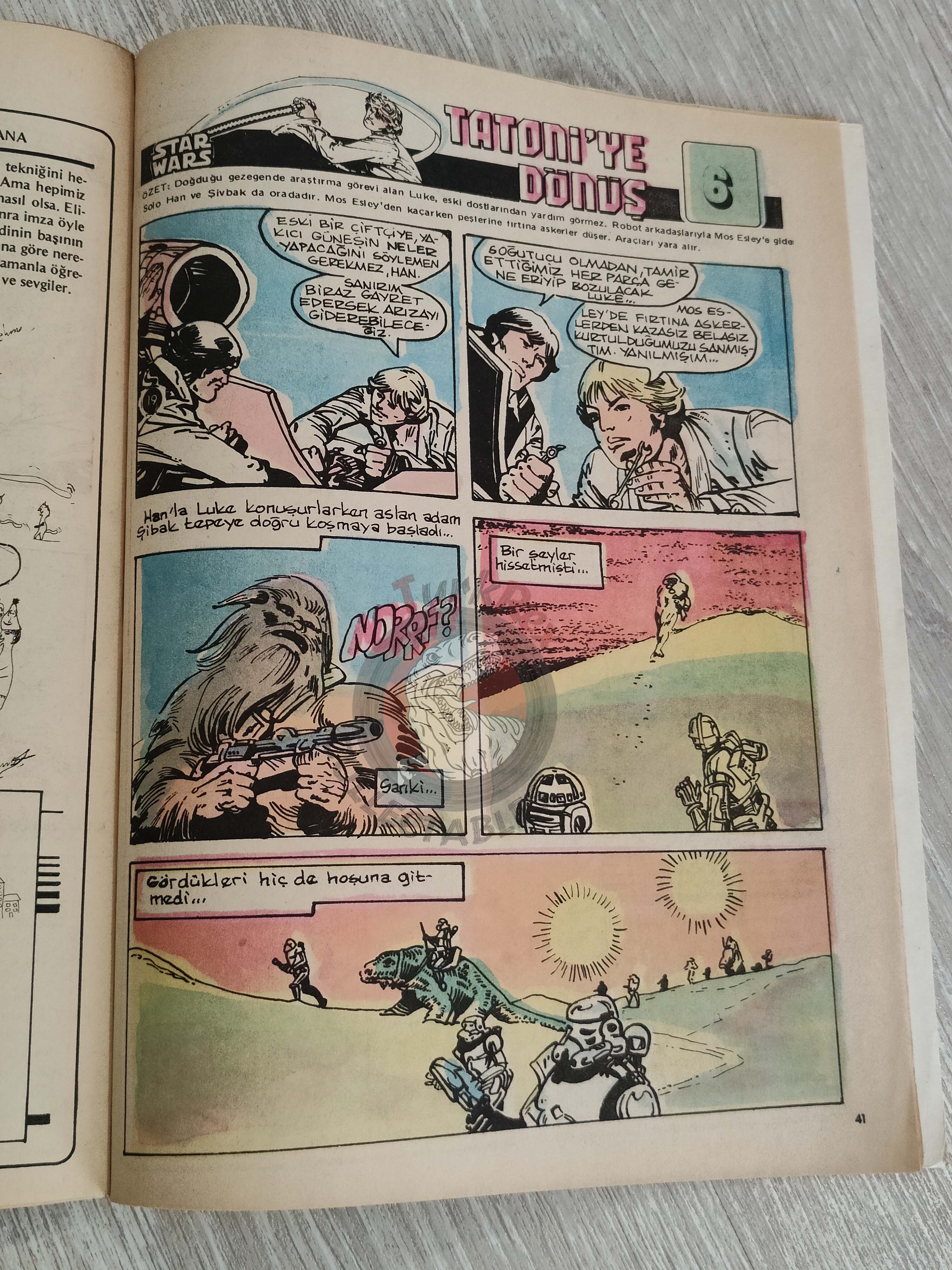 Tercüman Çocuk #3 1983 Turkish Comic Turkey Star Wars #31 Pink Panther Corentin