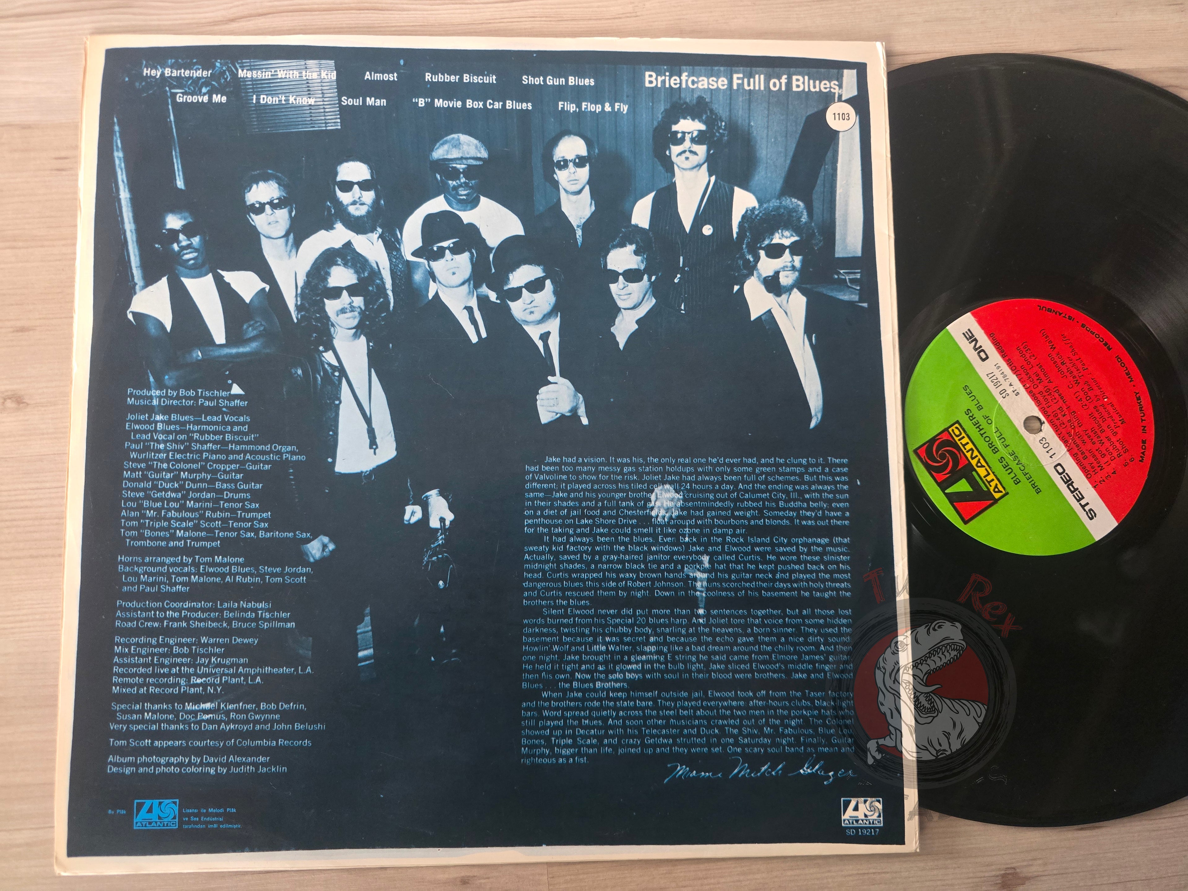 The Blues Brothers – Briefcase Full Of Blues Turkish Pressing Vinyl Turkey Edition