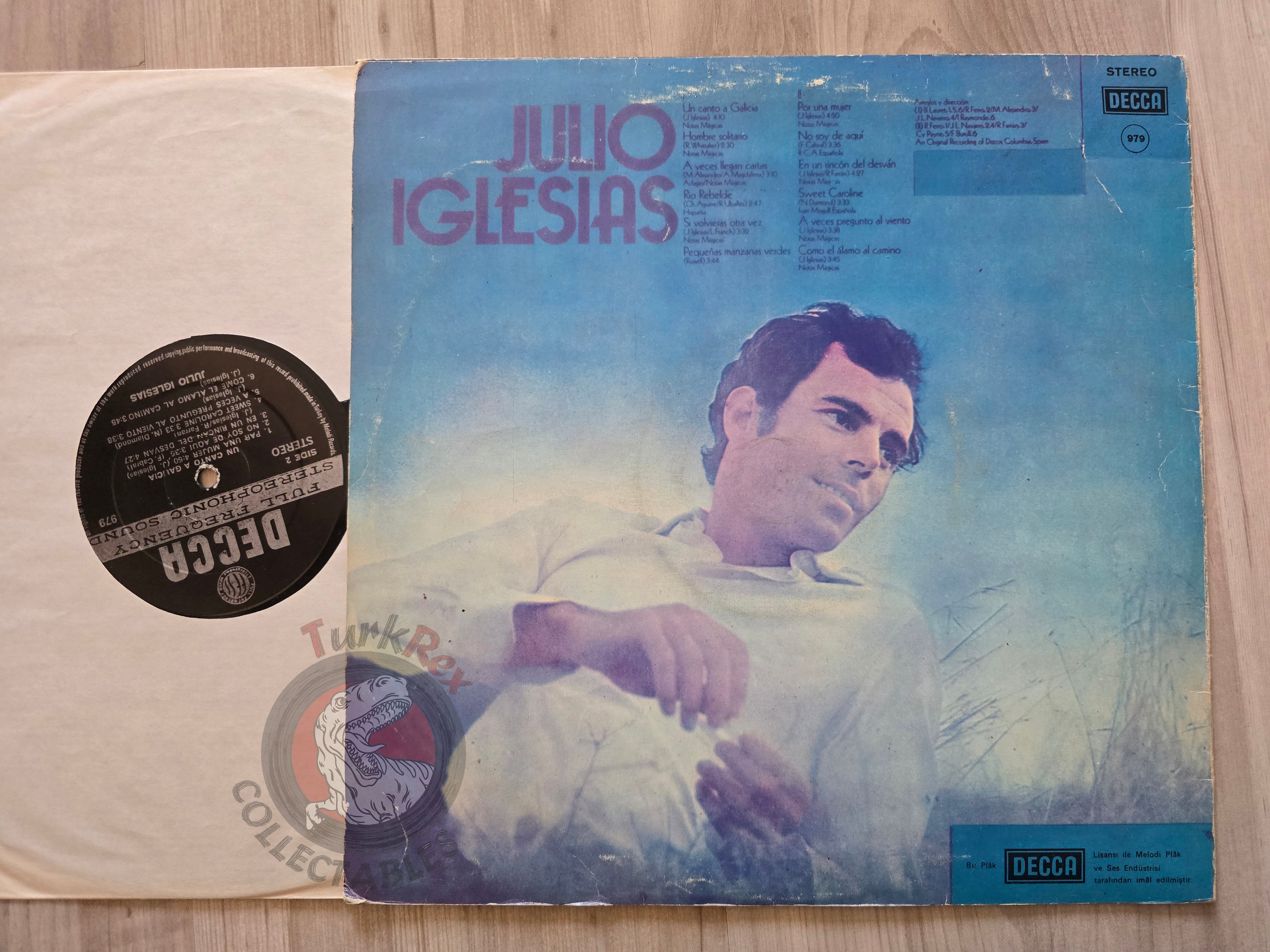 Julio Iglesias – Un Canto A Galicia Turkish Pressing Vinyl Turkey Edition