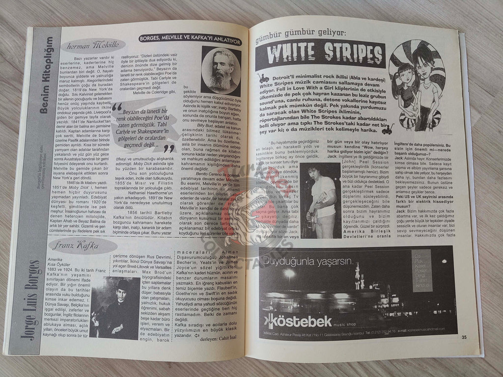 Lull 2002 Ryan Adams Turkish Mag Turkey The White Stripes The Notwist Jim Jarmusch