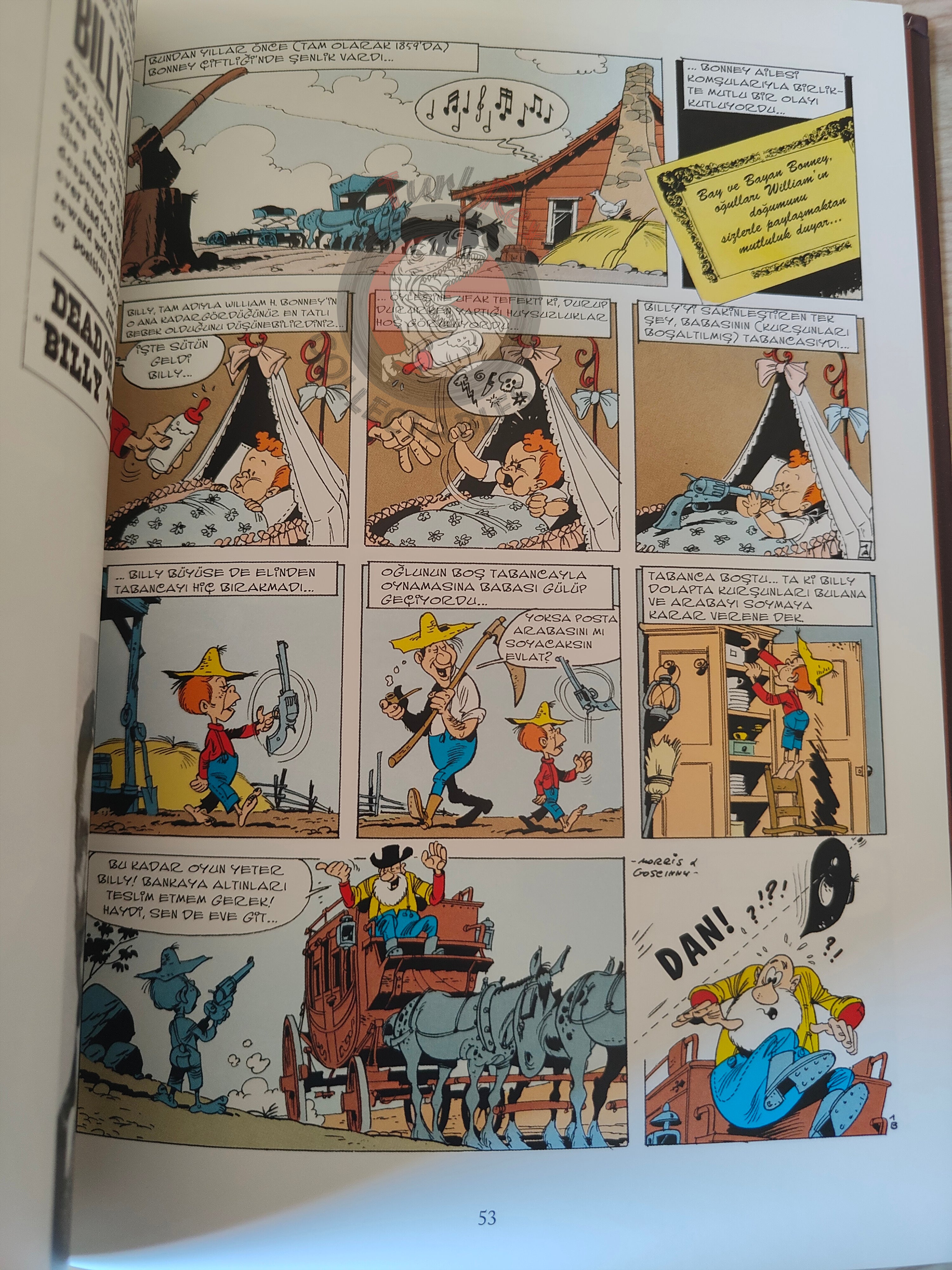 Lucky Luke – L'integrale #7 Turkish Comic Turkey Les Rivaux de Painful Gulch