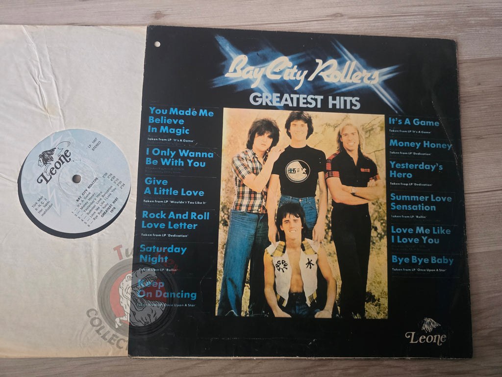 Bay City Rollers – Greatest Hits Turkish Pressing Vinyl Turkey Edition