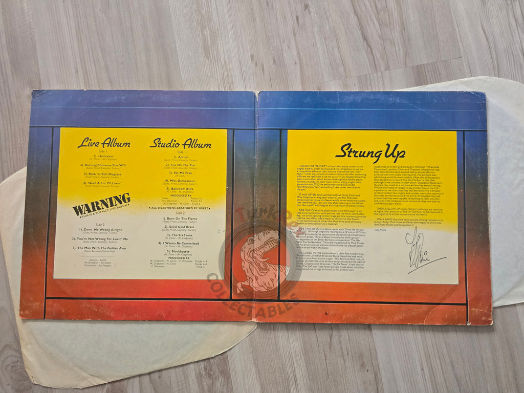 The Sweet – Strung Up Turkish Pressing Vinyl Turkey Edition