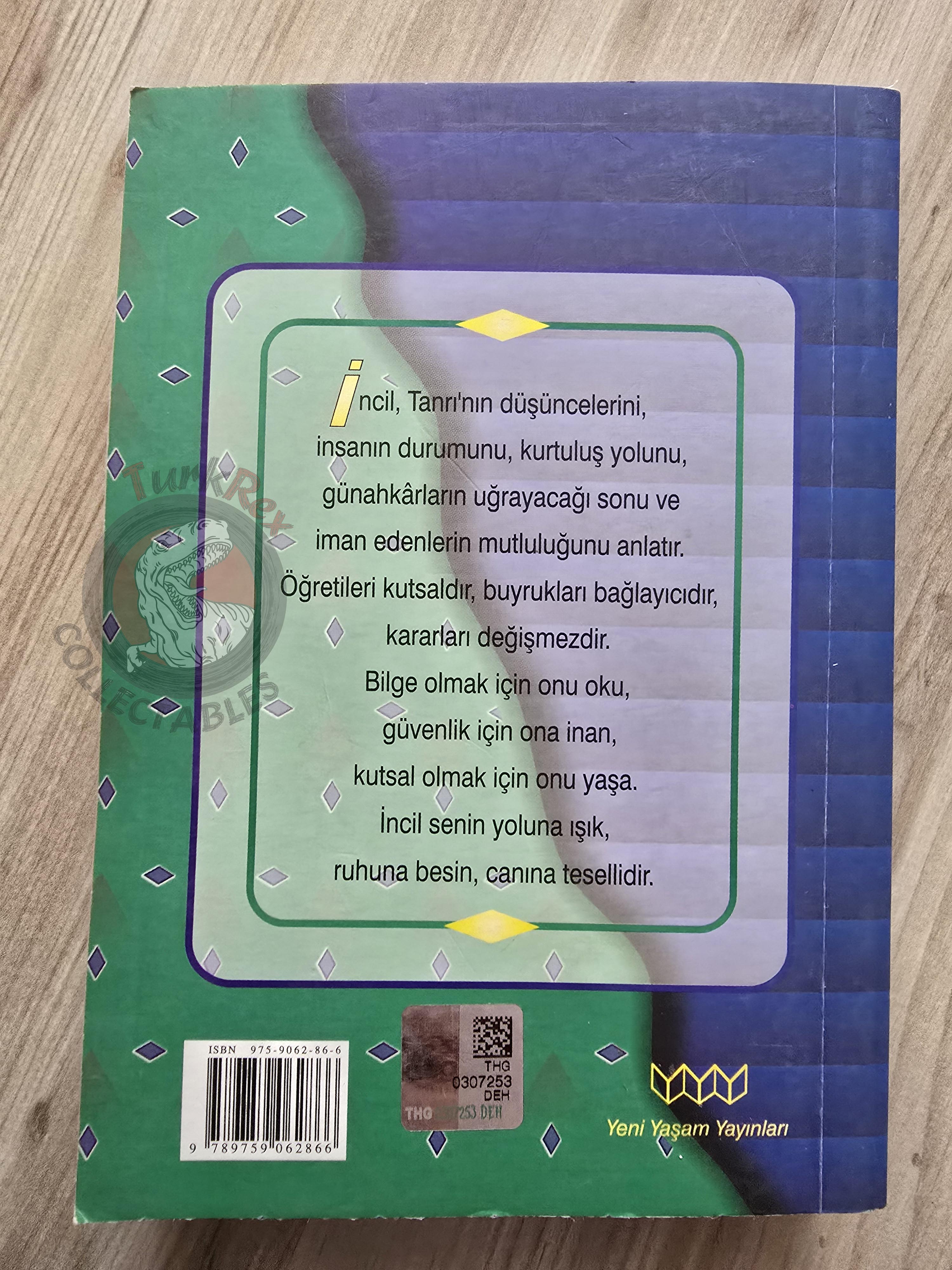 Bible The Holy Gospel 2015 Turkish Book New Testament The Gideons International