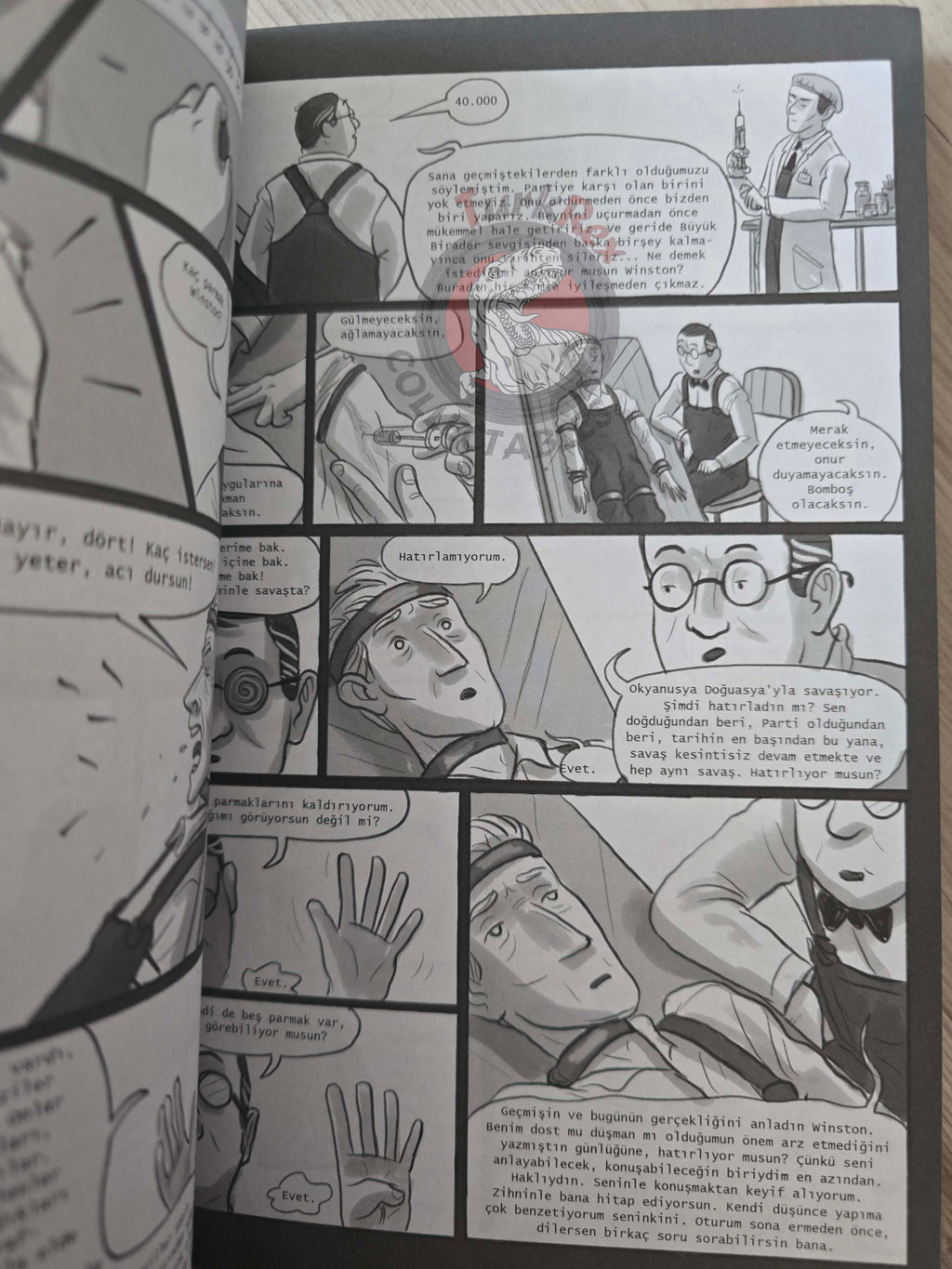 George Orwell - 1984 Turkish Comic Turkey Unique Drawings