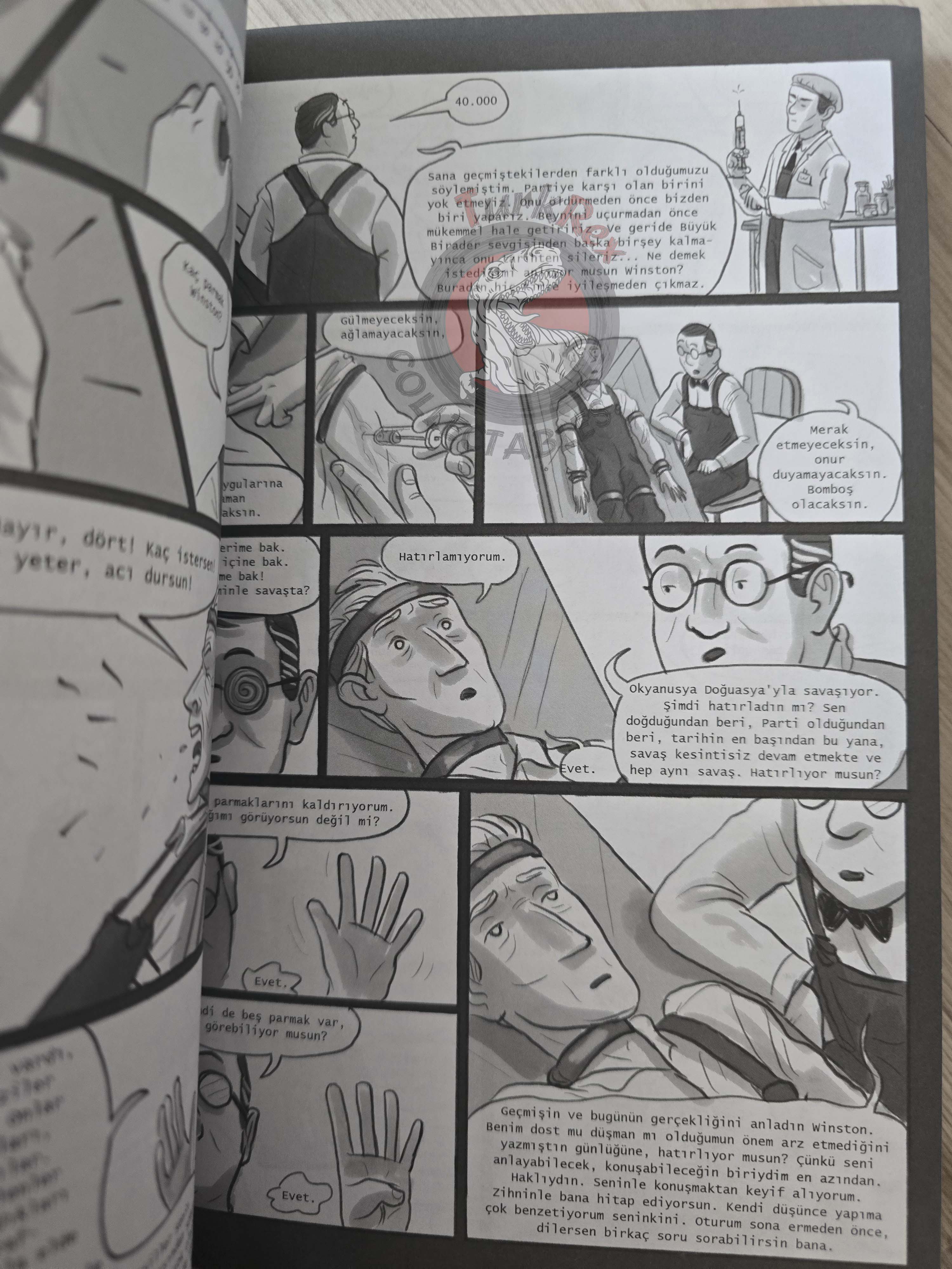 George Orwell - 1984 Turkish Comic Turkey Unique Drawings
